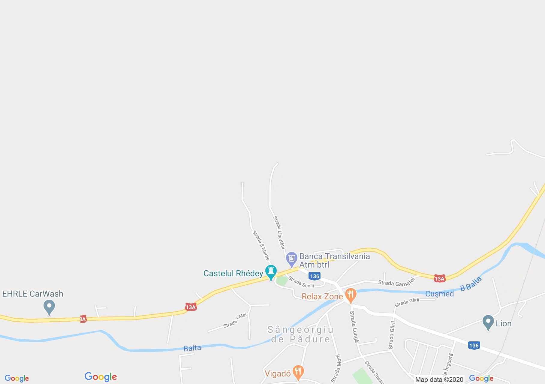 Erdőszentgyörgy: Rhedey kastély (térkép)