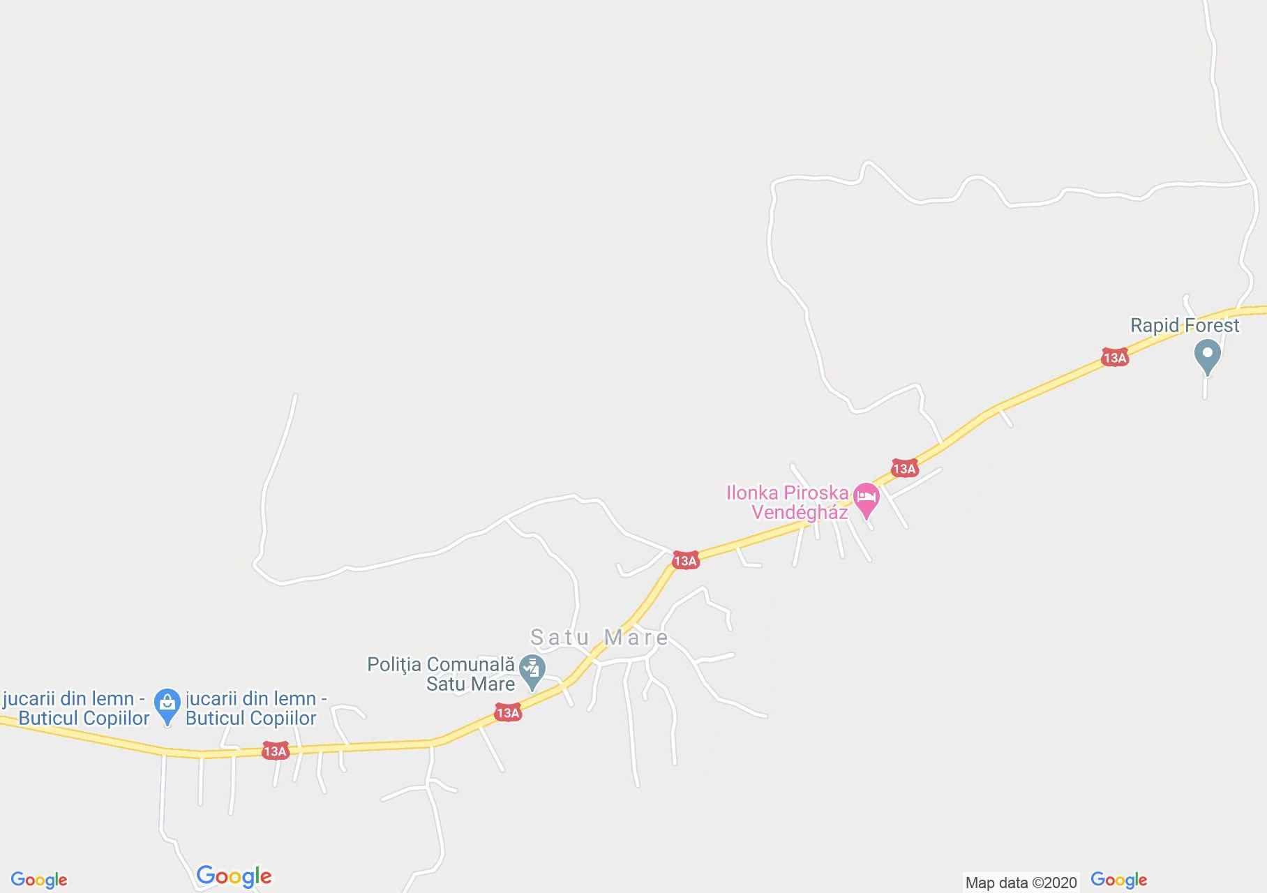 Máréfalva: Katolikus templom (térkép)