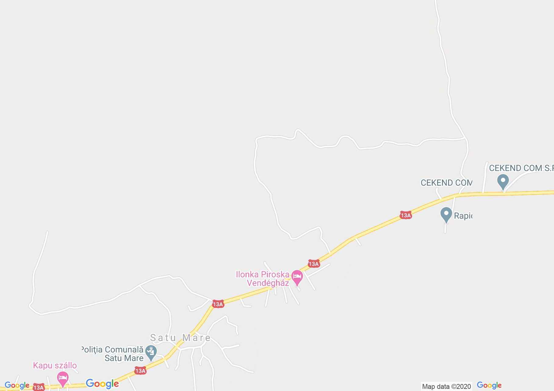 Máréfalva: Tájház (térkép)