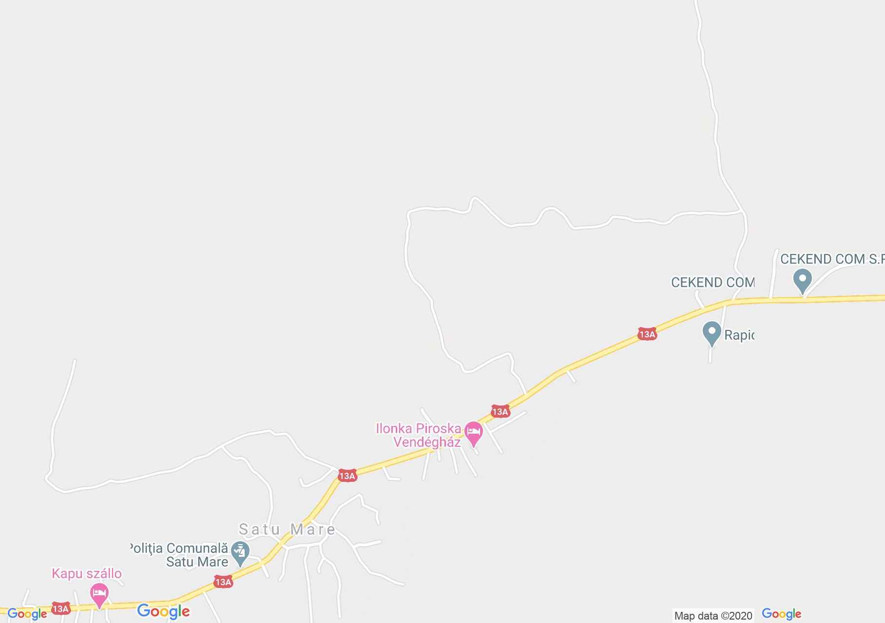 Hartă Satu Mare: Tabara Kaláka