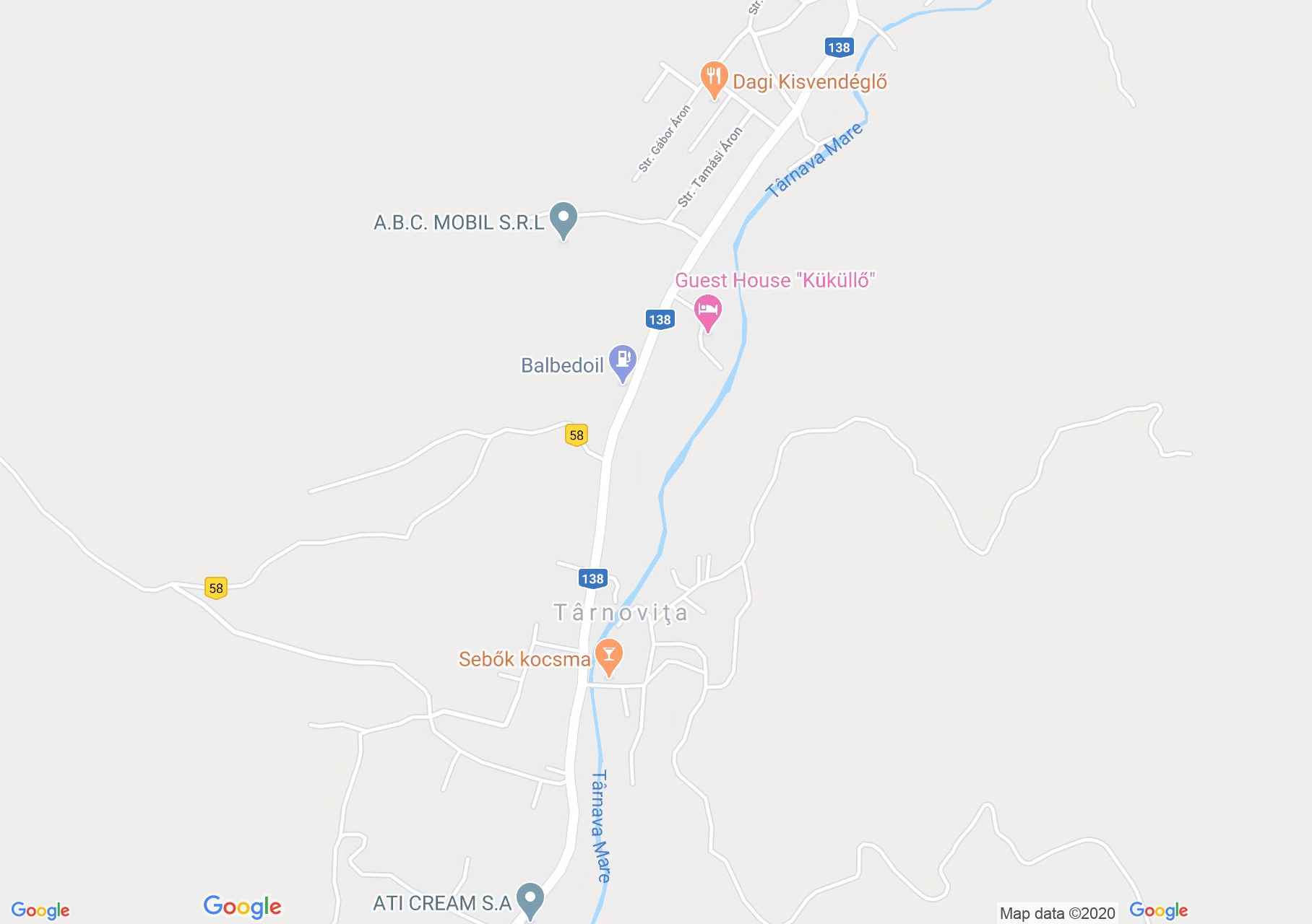 Hartă Târnoviţa: Scoala catolica