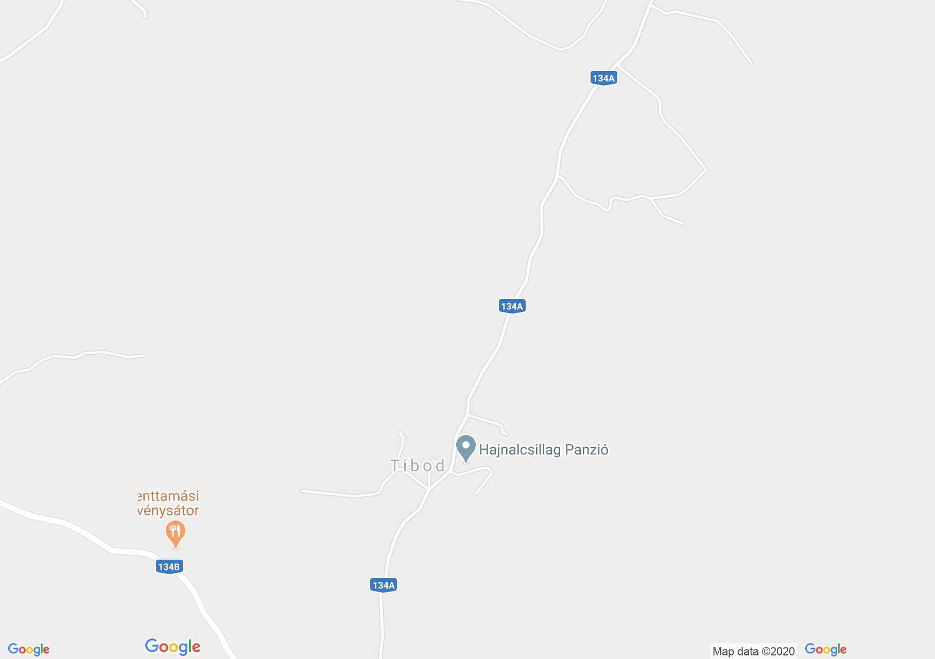 Map of Tibod: Catholic chapell