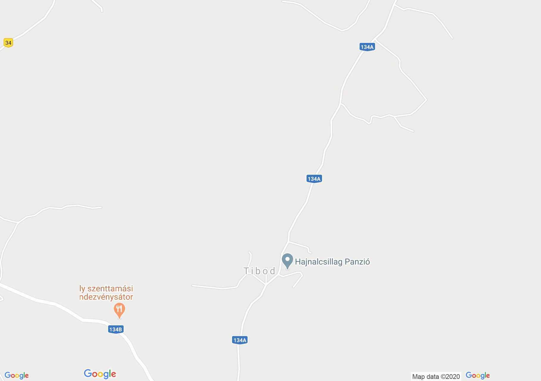 Map of Tibod: Török house