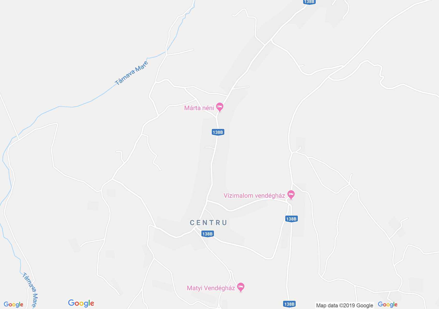 Map of Vărşag: Roman-catholic parish