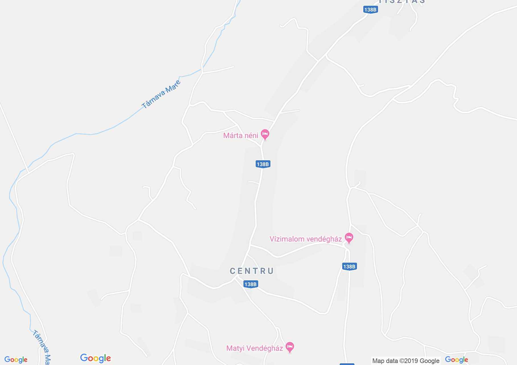 Map of Vărşag: Roman-catholic parish