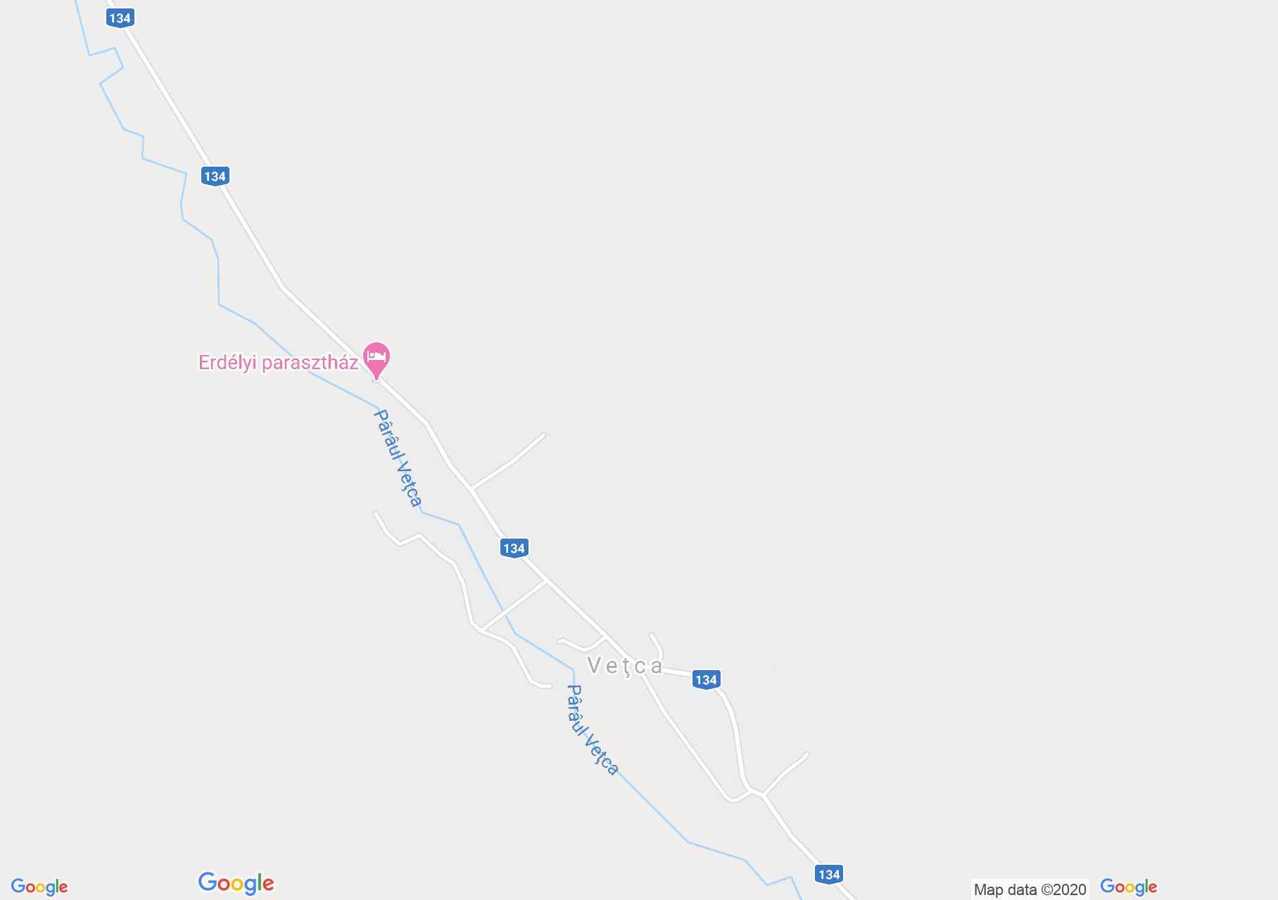 Hartă Veţca: Biserica catolica