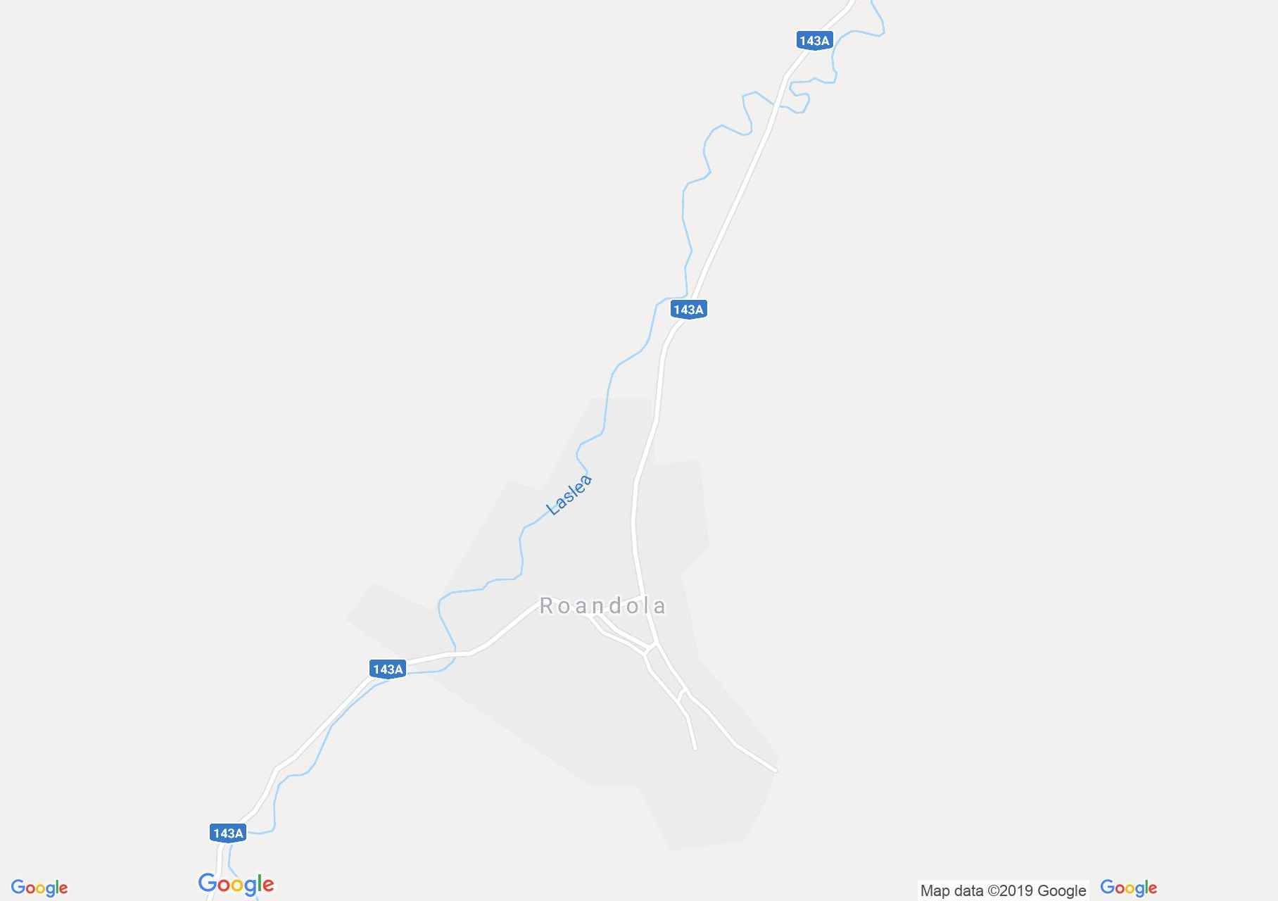 Map of Roandola: Evangelical fortified church