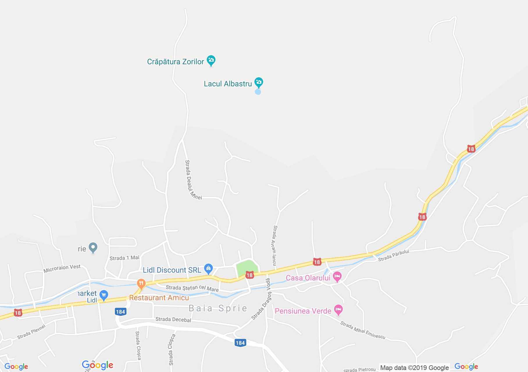Felsőbánya: Korona étterem (térkép)