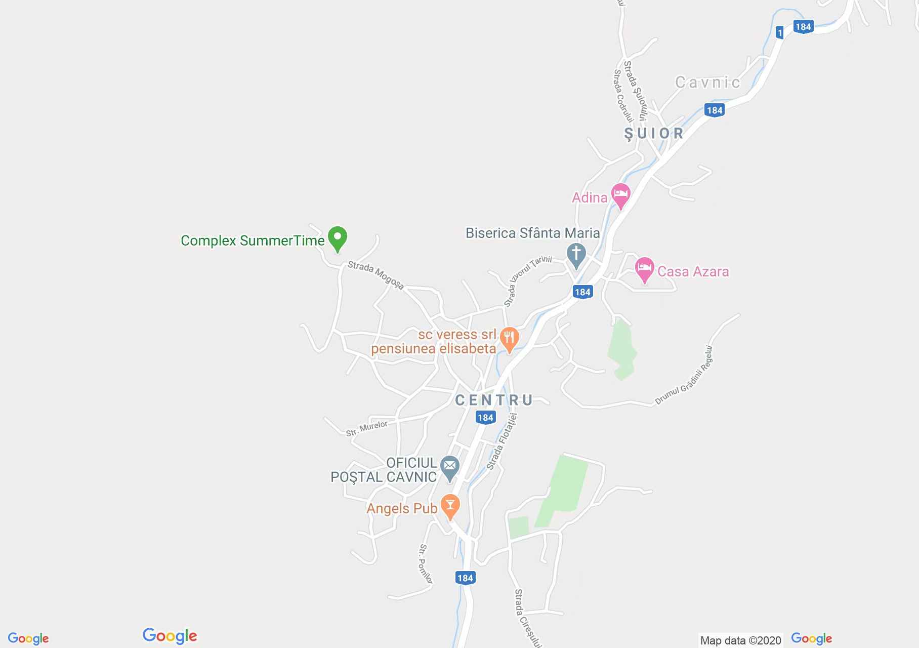 Kapnikbánya (térkép)