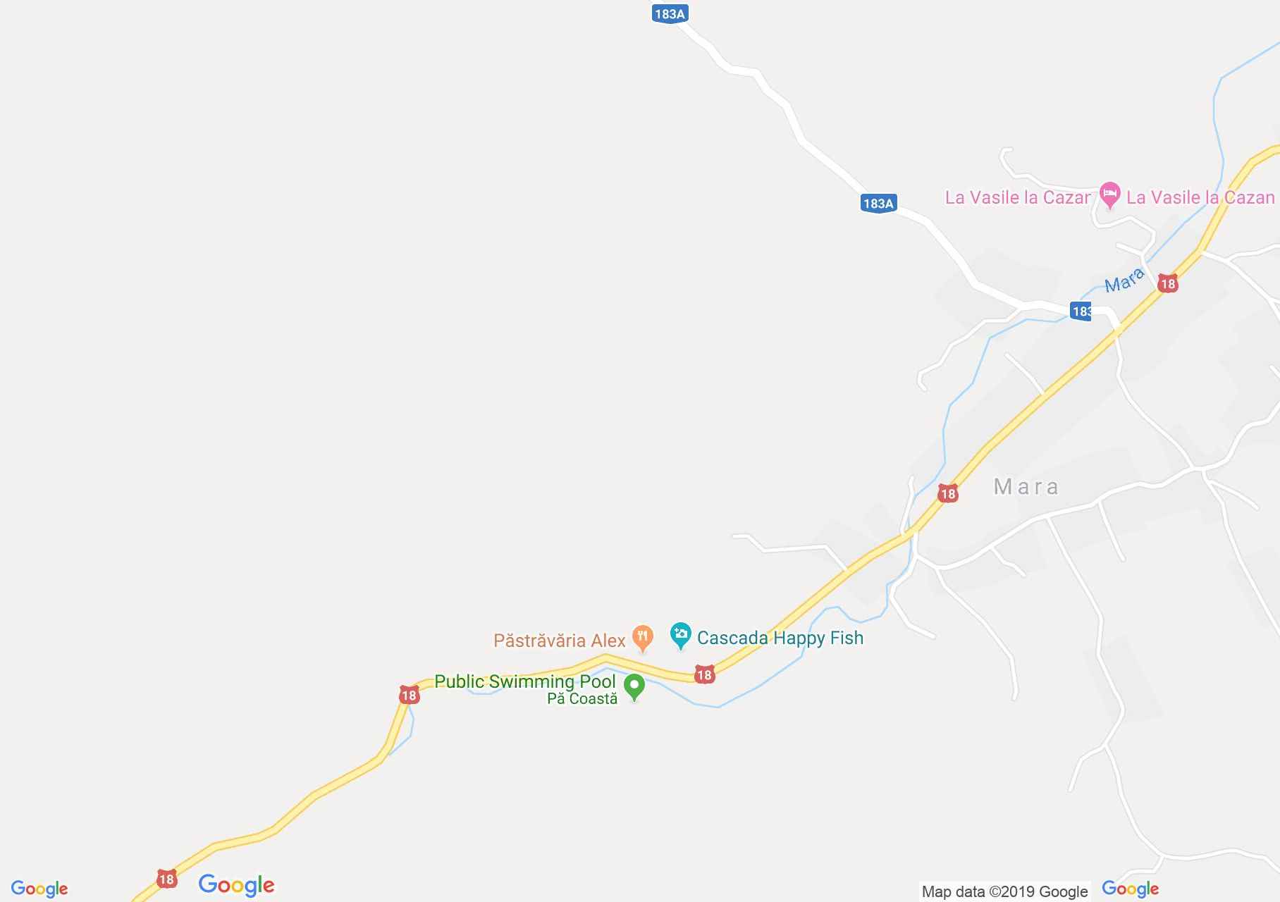 Kracsfalva: Mara pisztrángos (térkép)