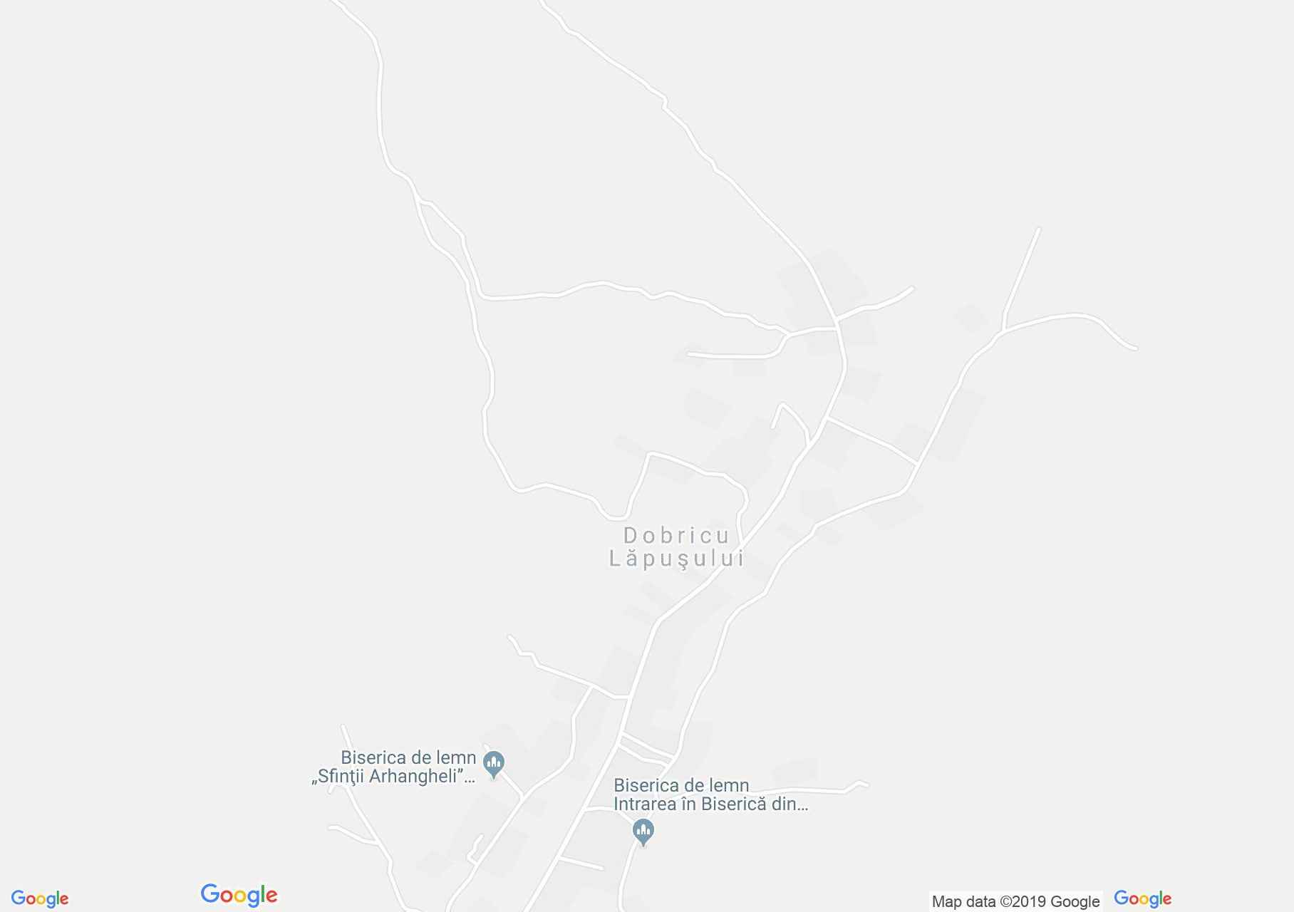 Hartă Dobricu Lăpuşului