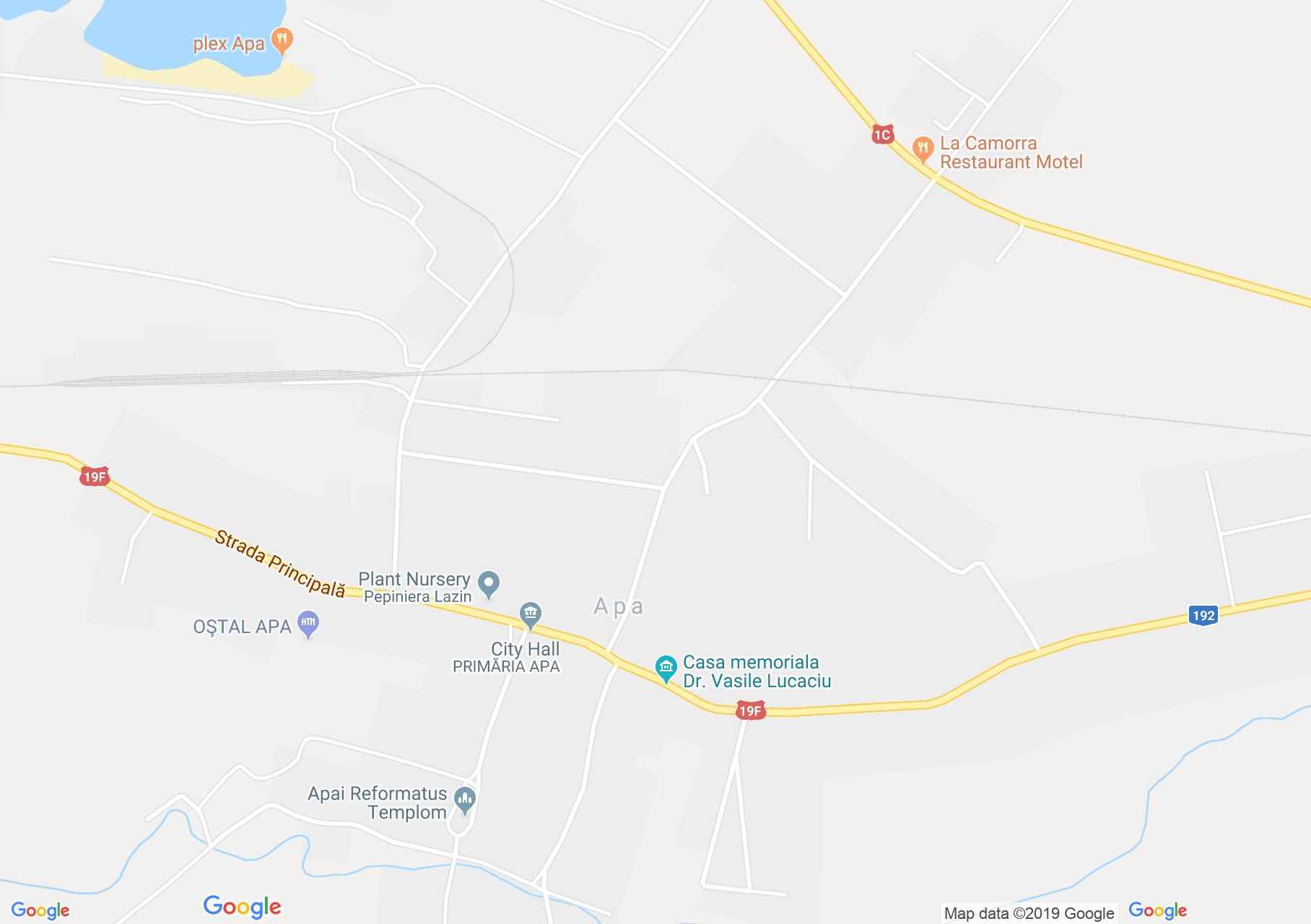 Hartă Apa: Casa memoriala Lucaciu