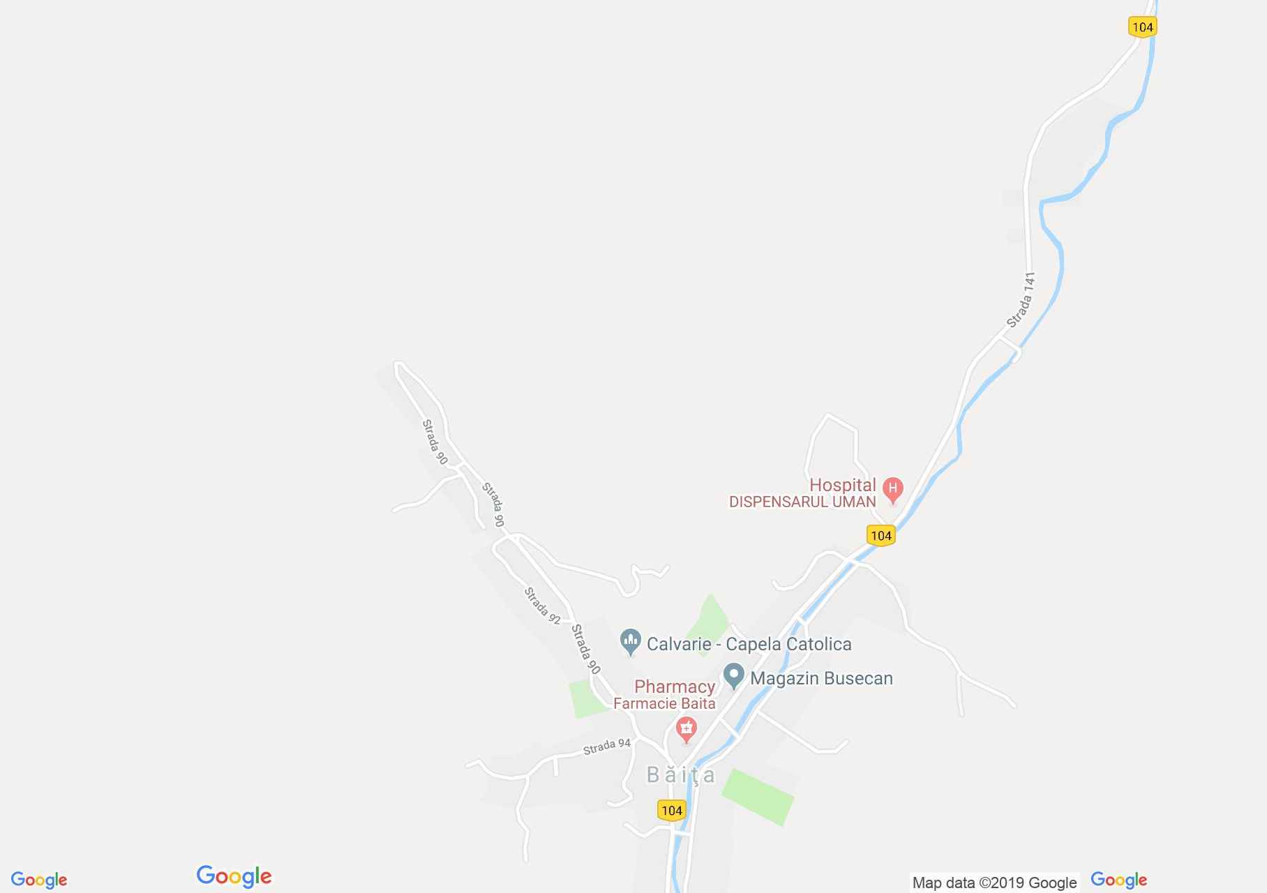 Hartă Băiţa: Capela catolică