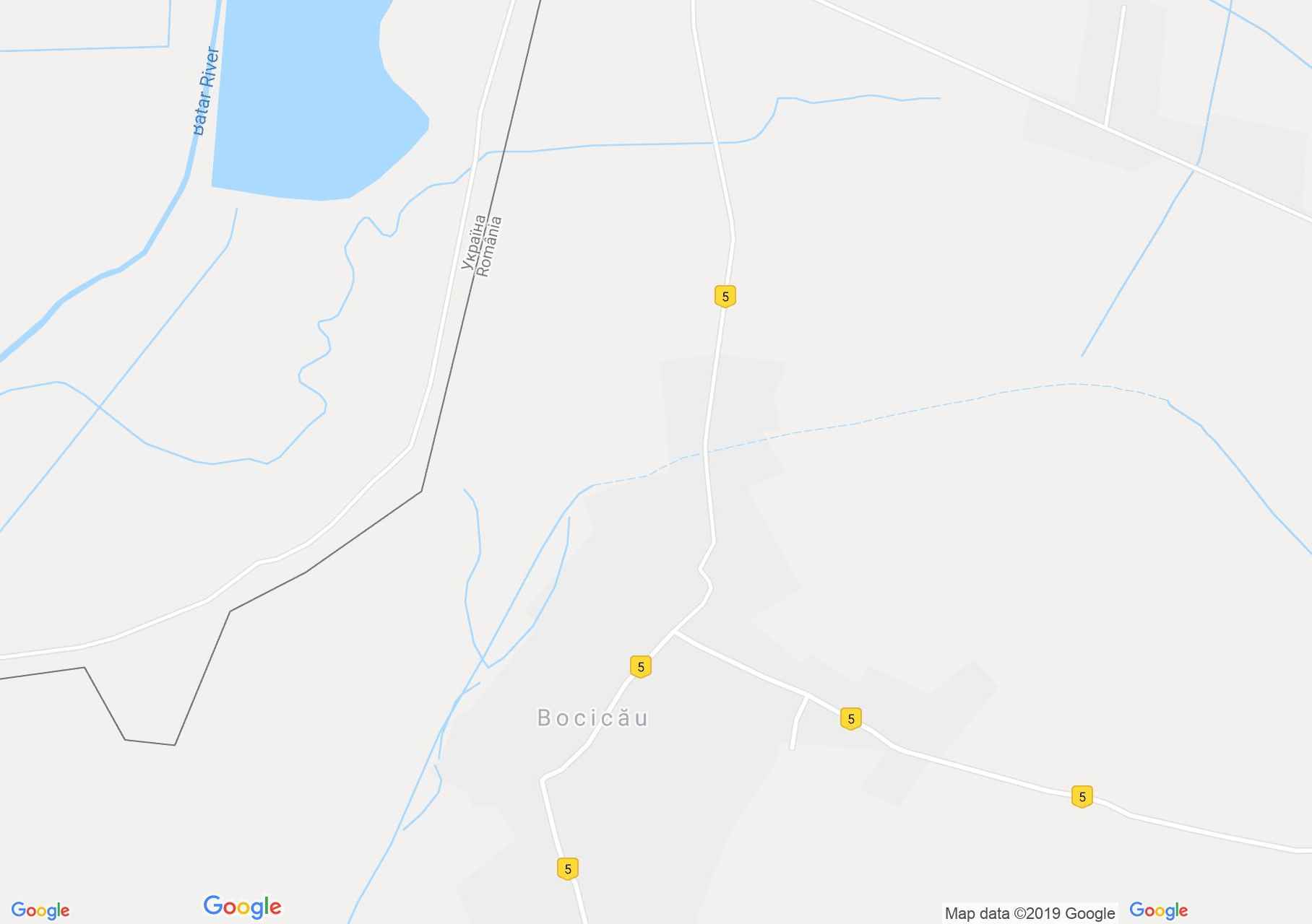 Map of Bocicău