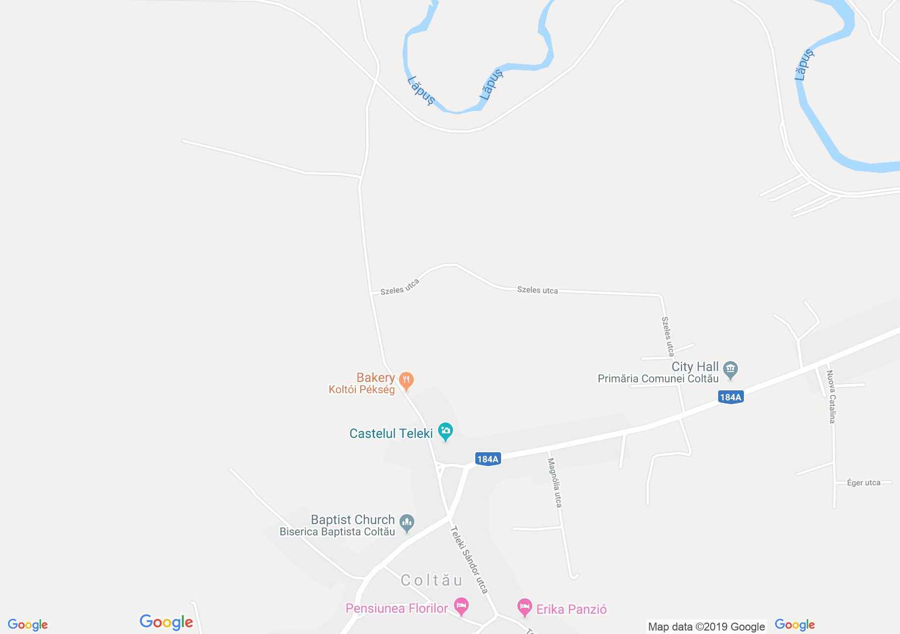 Hartă Coltău: Castelul Teleki