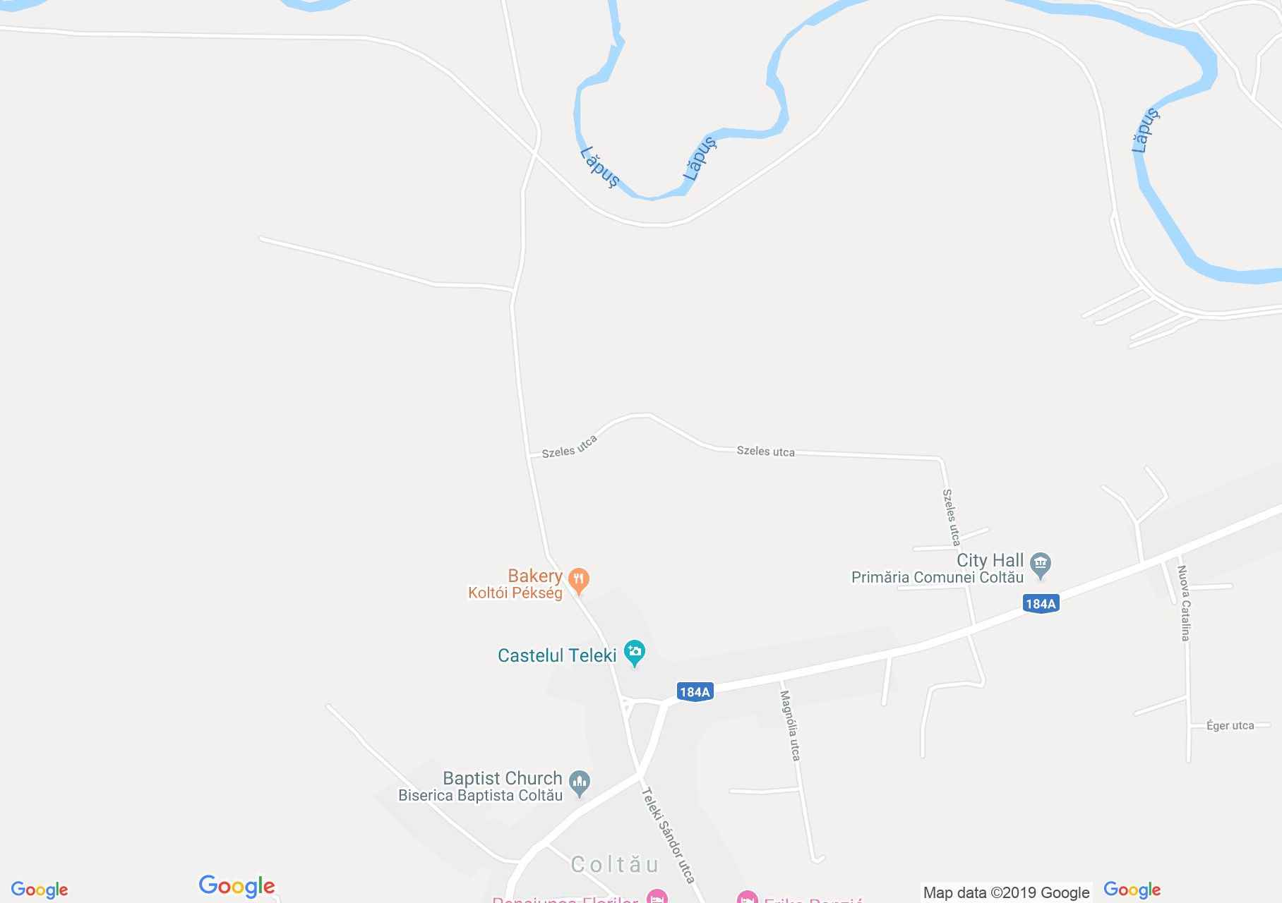 Hartă Coltău: Muzeul Petofi