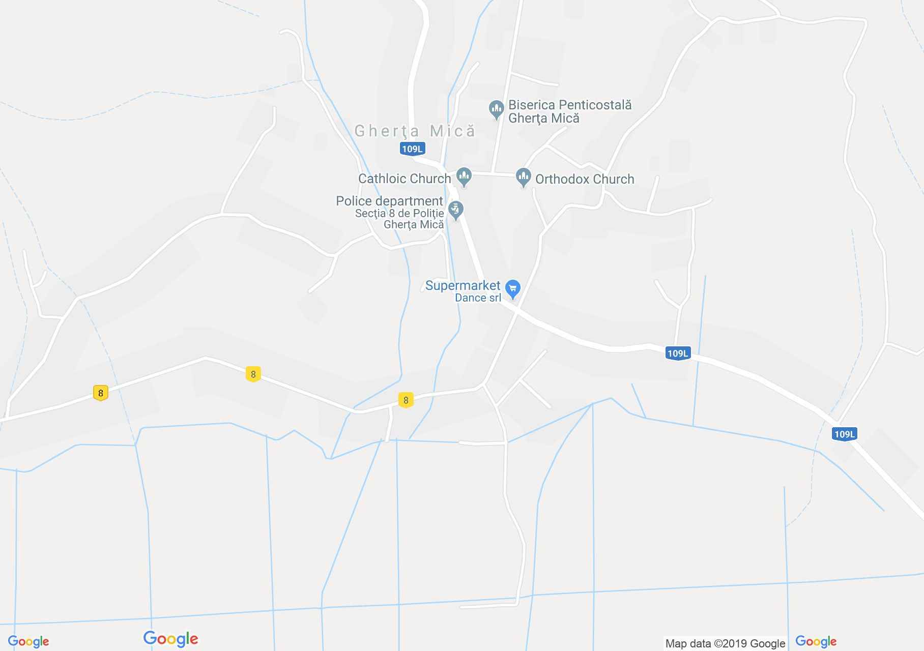 Kisgérce (térkép)