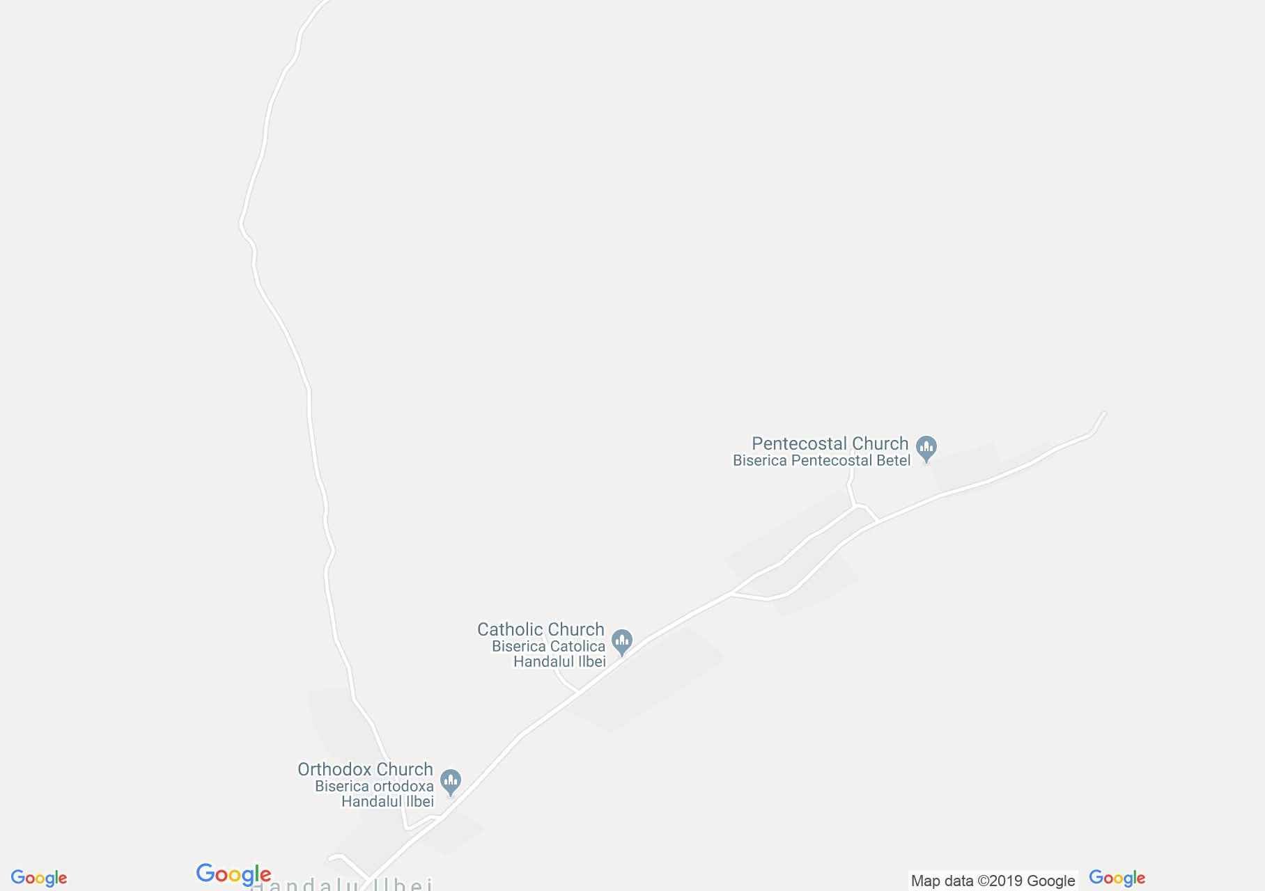 Hartă Handalu Ilbei: Biserica catolică