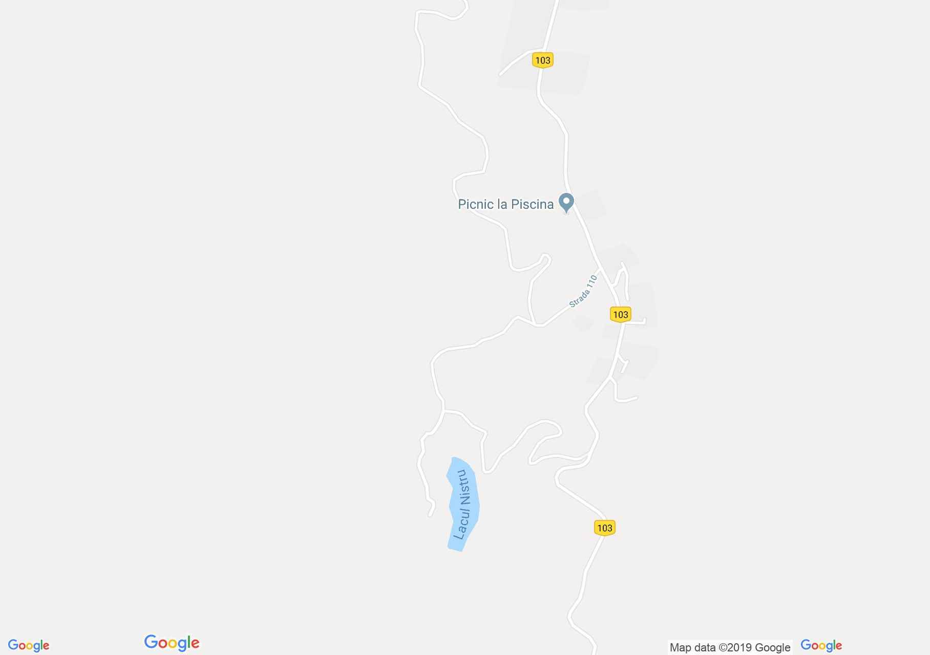 Miszbánya: Nistru tó (térkép)