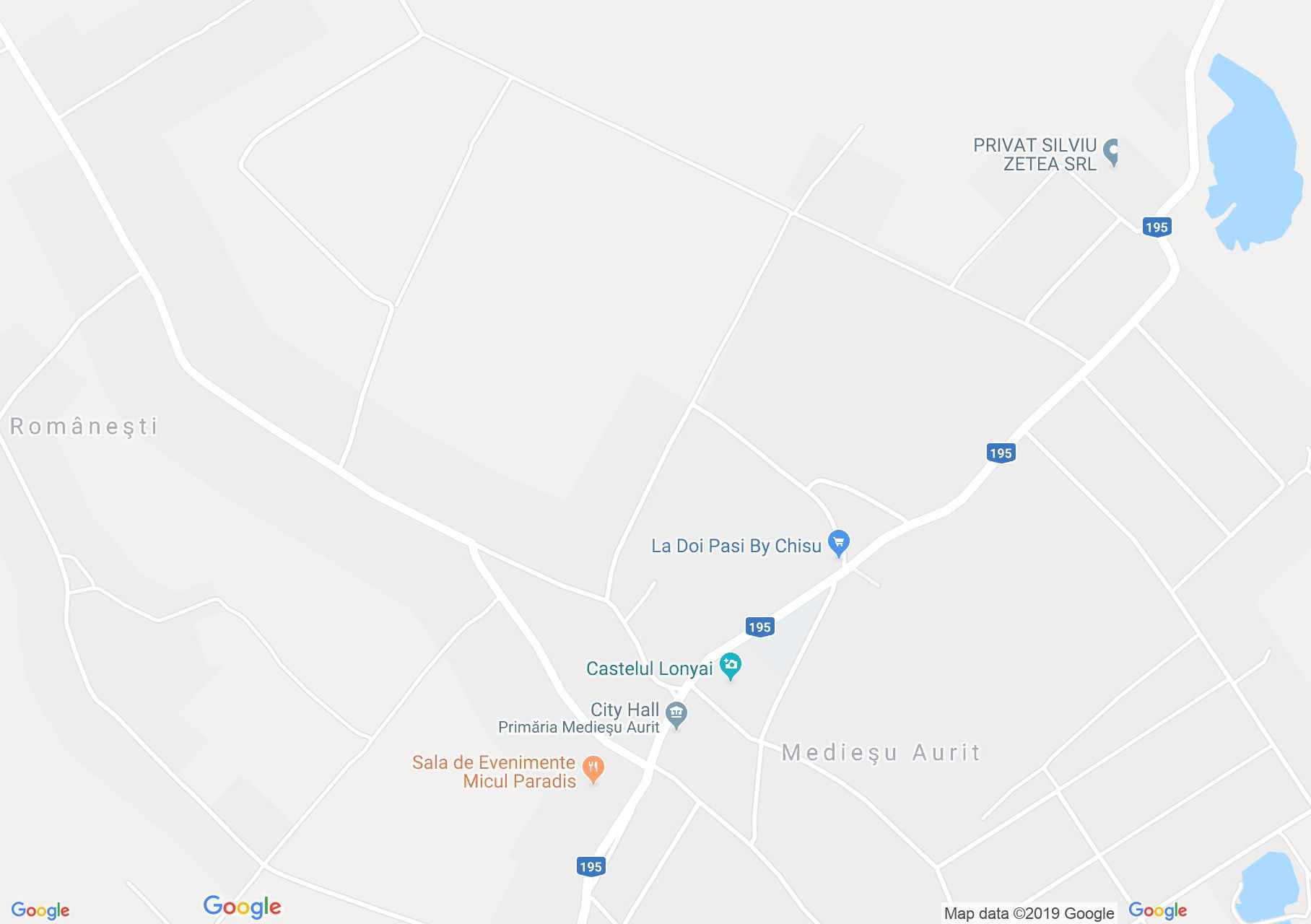 Hartă Medieşu Aurit: Biserica reformată