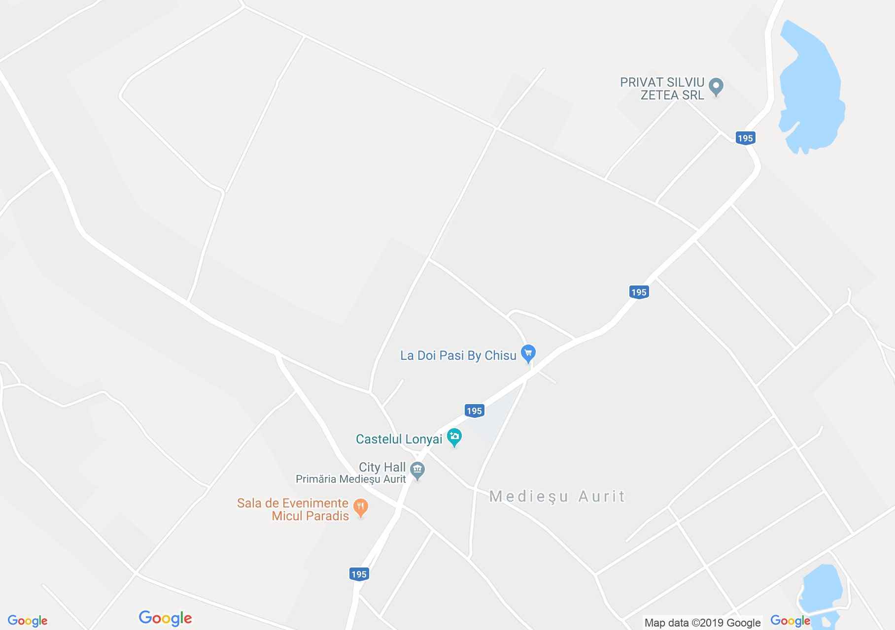 Hartă Medieşu Aurit: Castelul Lonyai