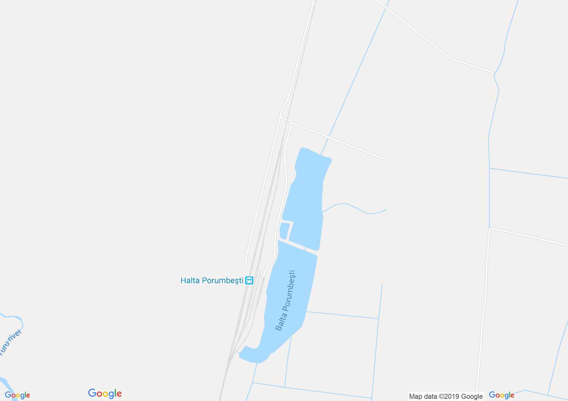 Hartă Porumbeşti: Lacul