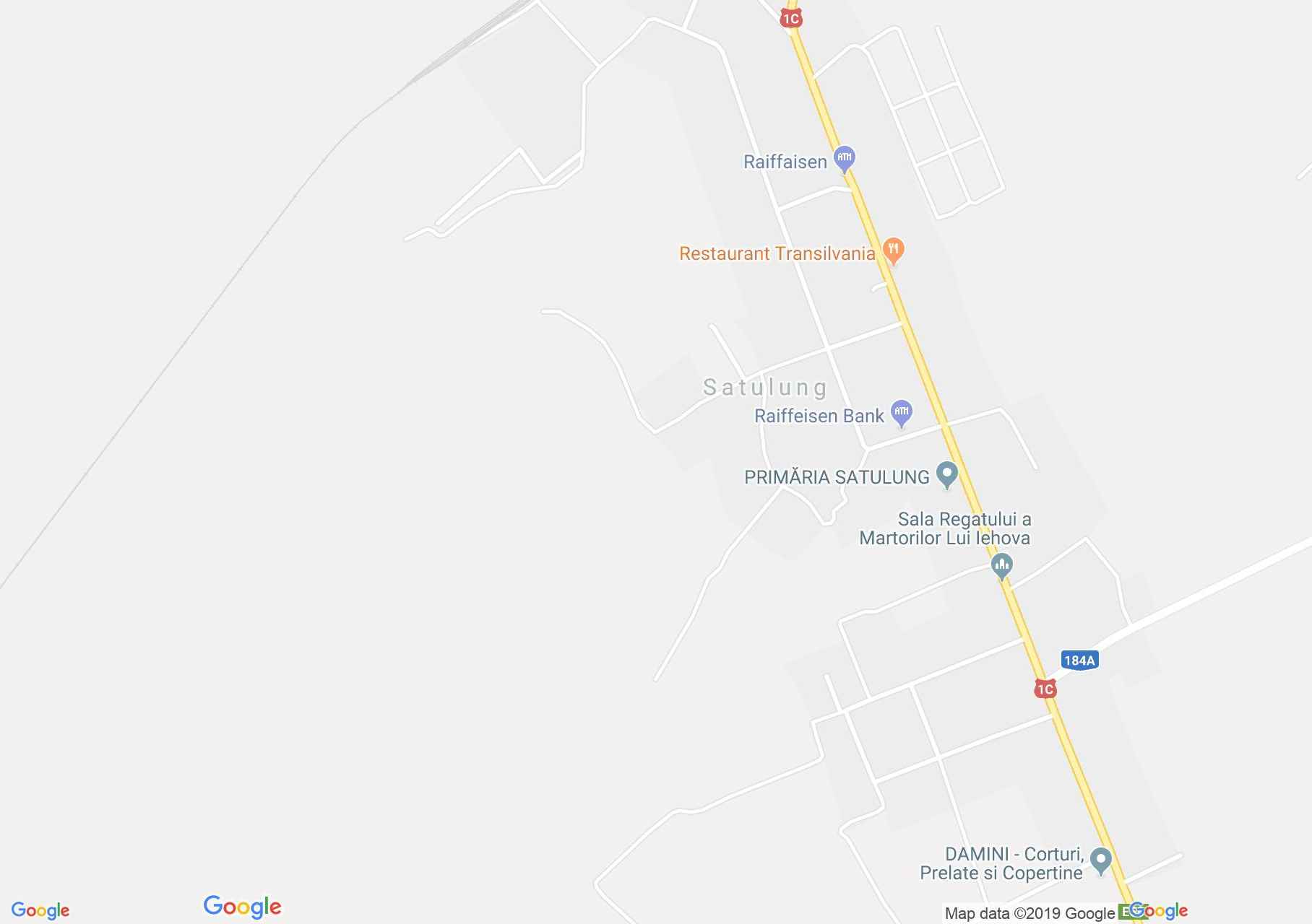 Hartă Satulung: Mormintele familiei Teleki