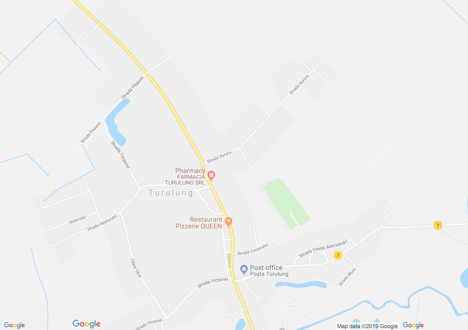 Hartă Turulung: Biserica catolică