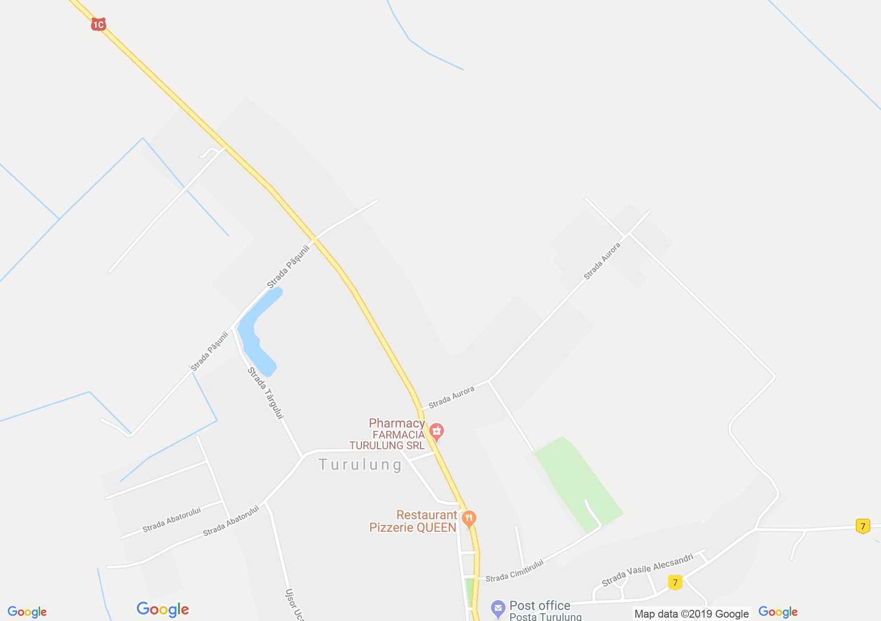 Map of Turulung: Greek Catholic church