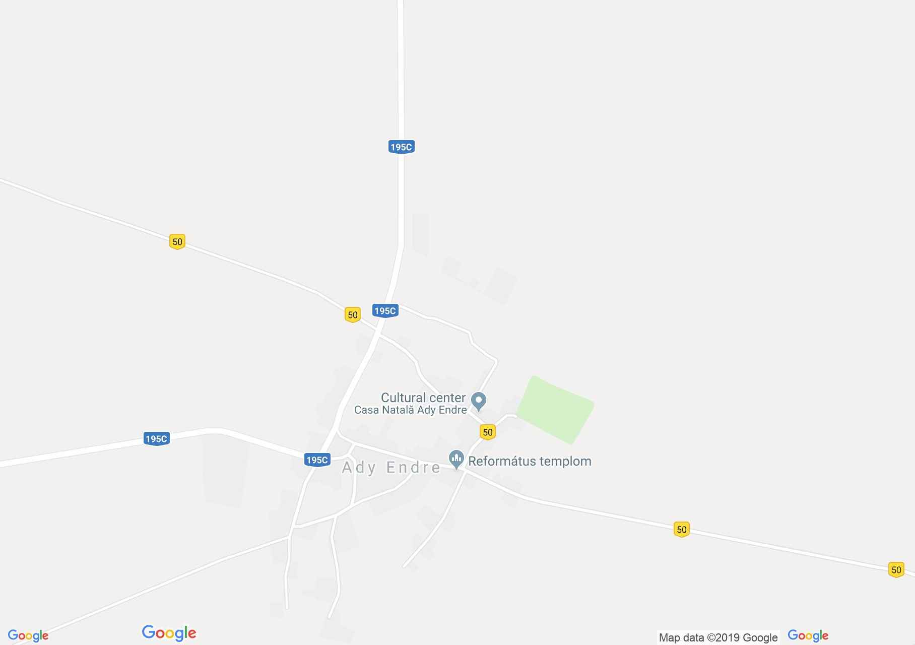 Ady Endre: Református templom (térkép)