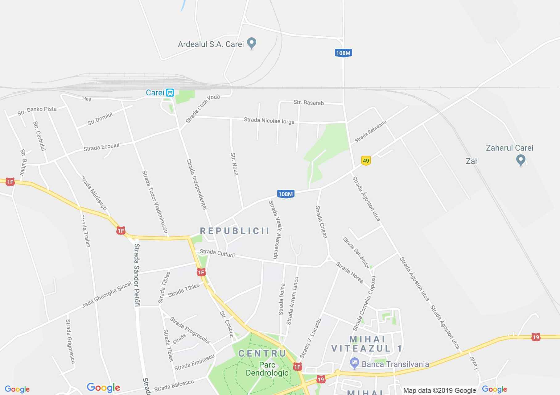 Nagykároly: Görög katolikus, jelenleg ortodox templom (térkép)