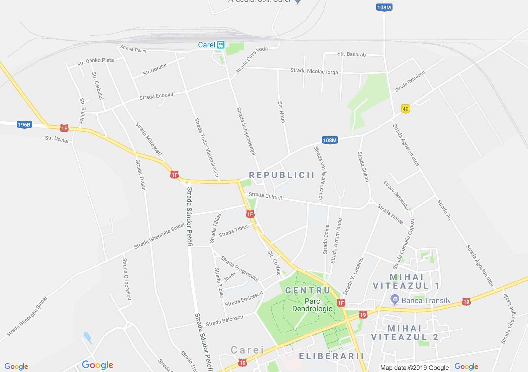 Nagykároly: Zsinagóga (térkép)