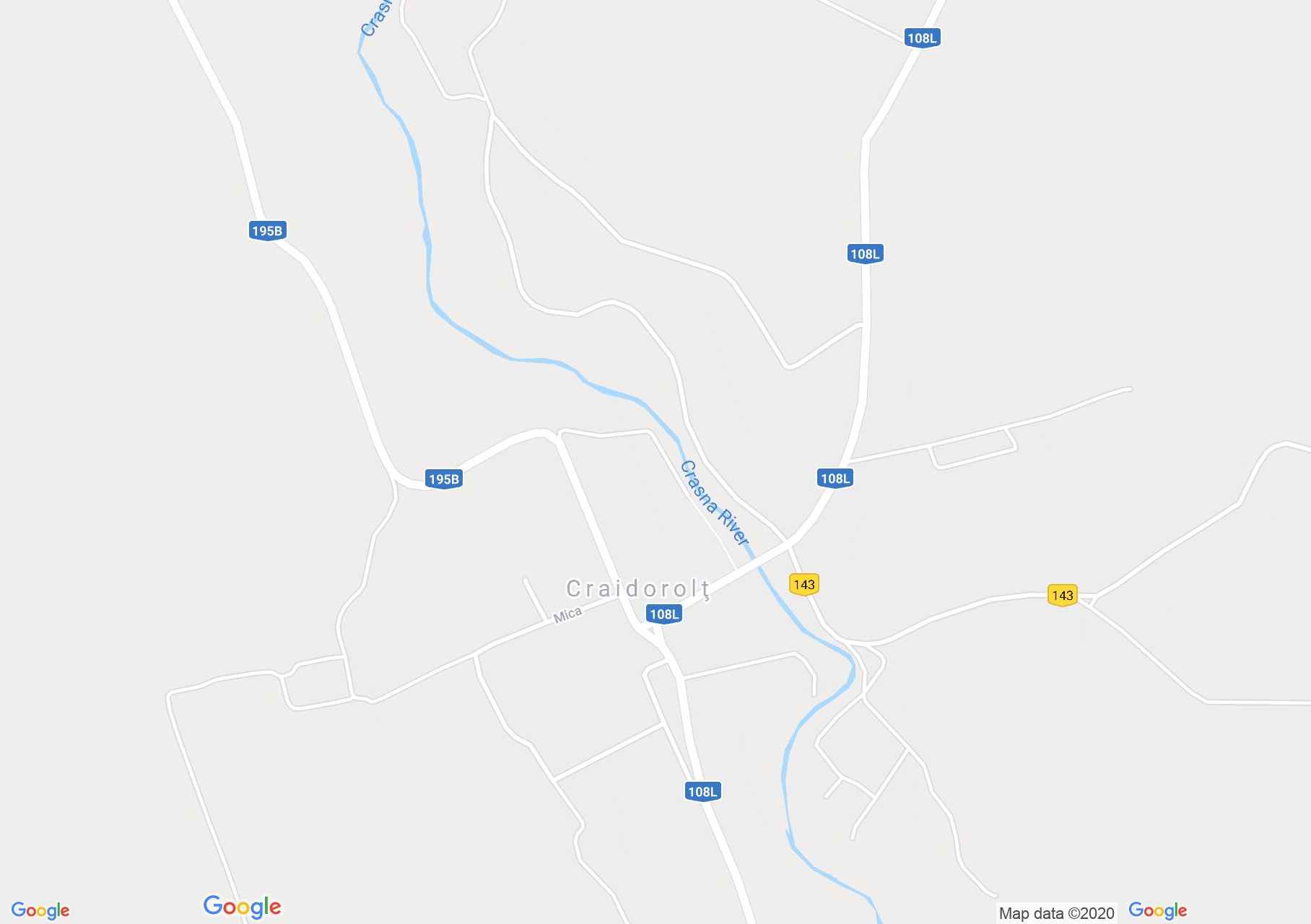 Hartă Craidorolţ: Biserica reformată