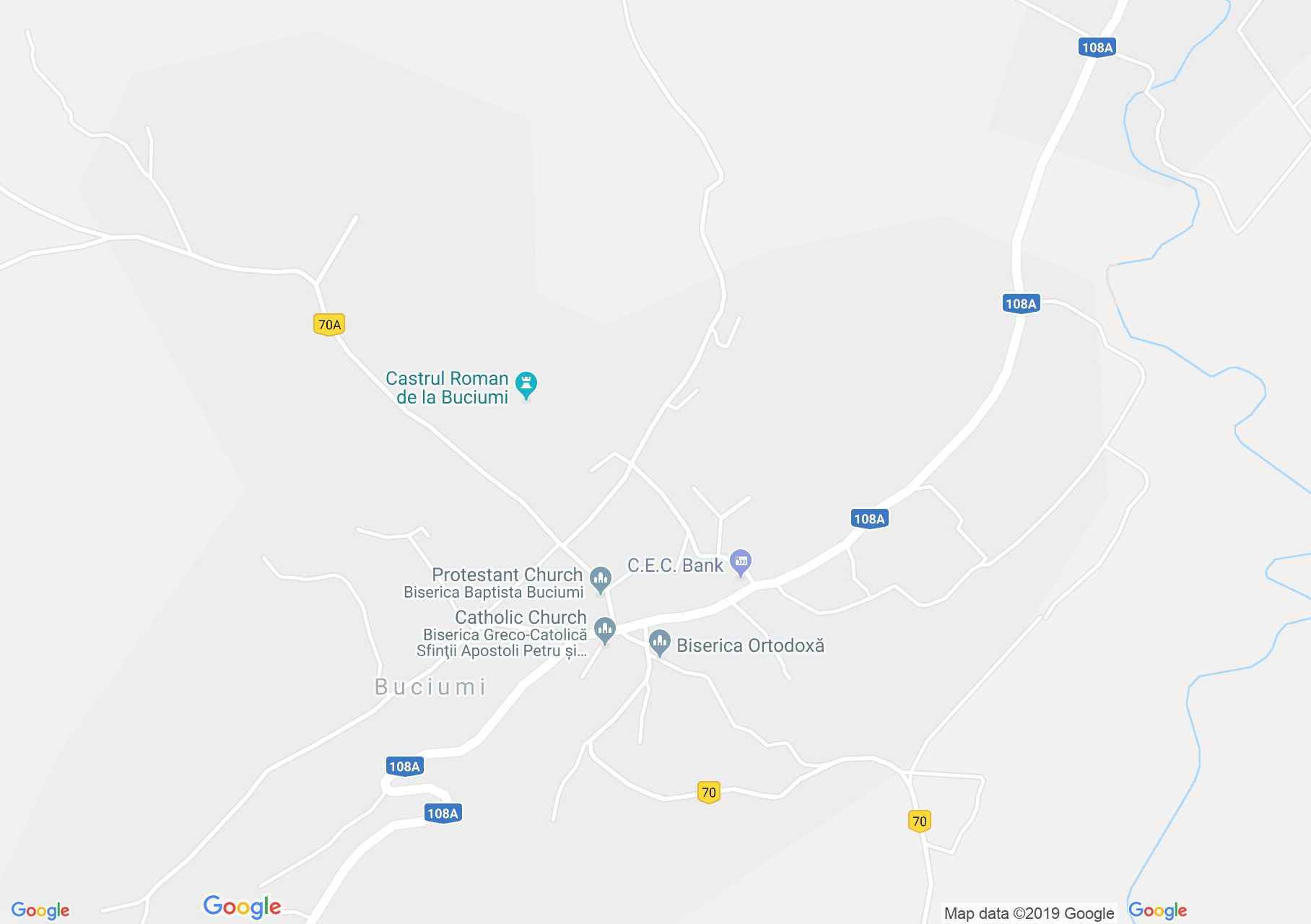 Hartă Buciumi: Biserica veche ortodoxă