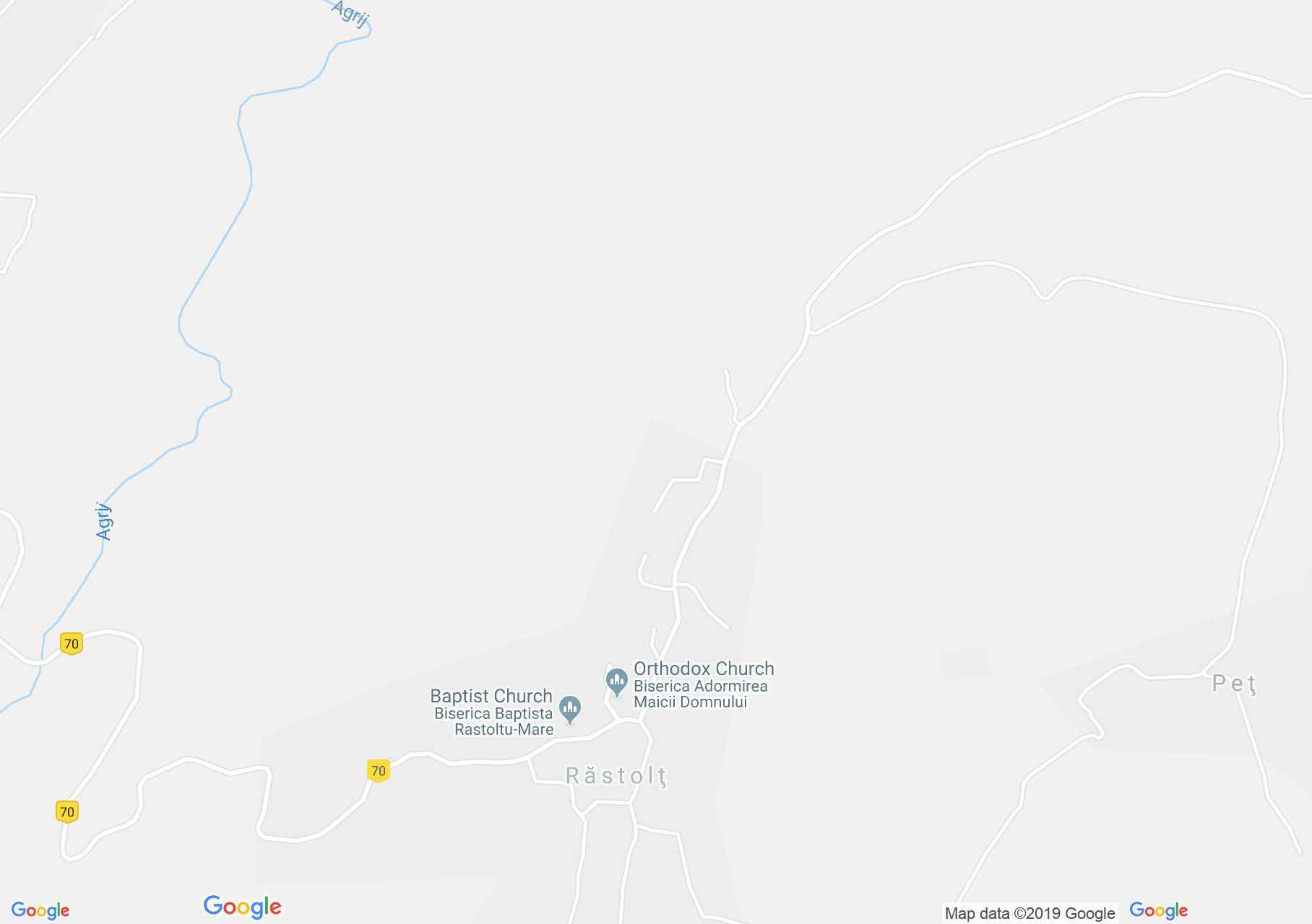 Map of Răstolţ: Village museum