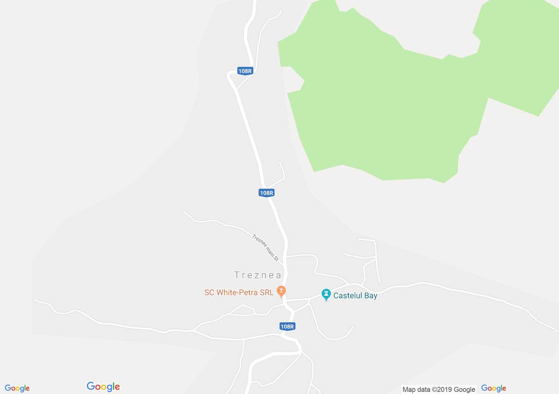 Map of Treznea: Monument