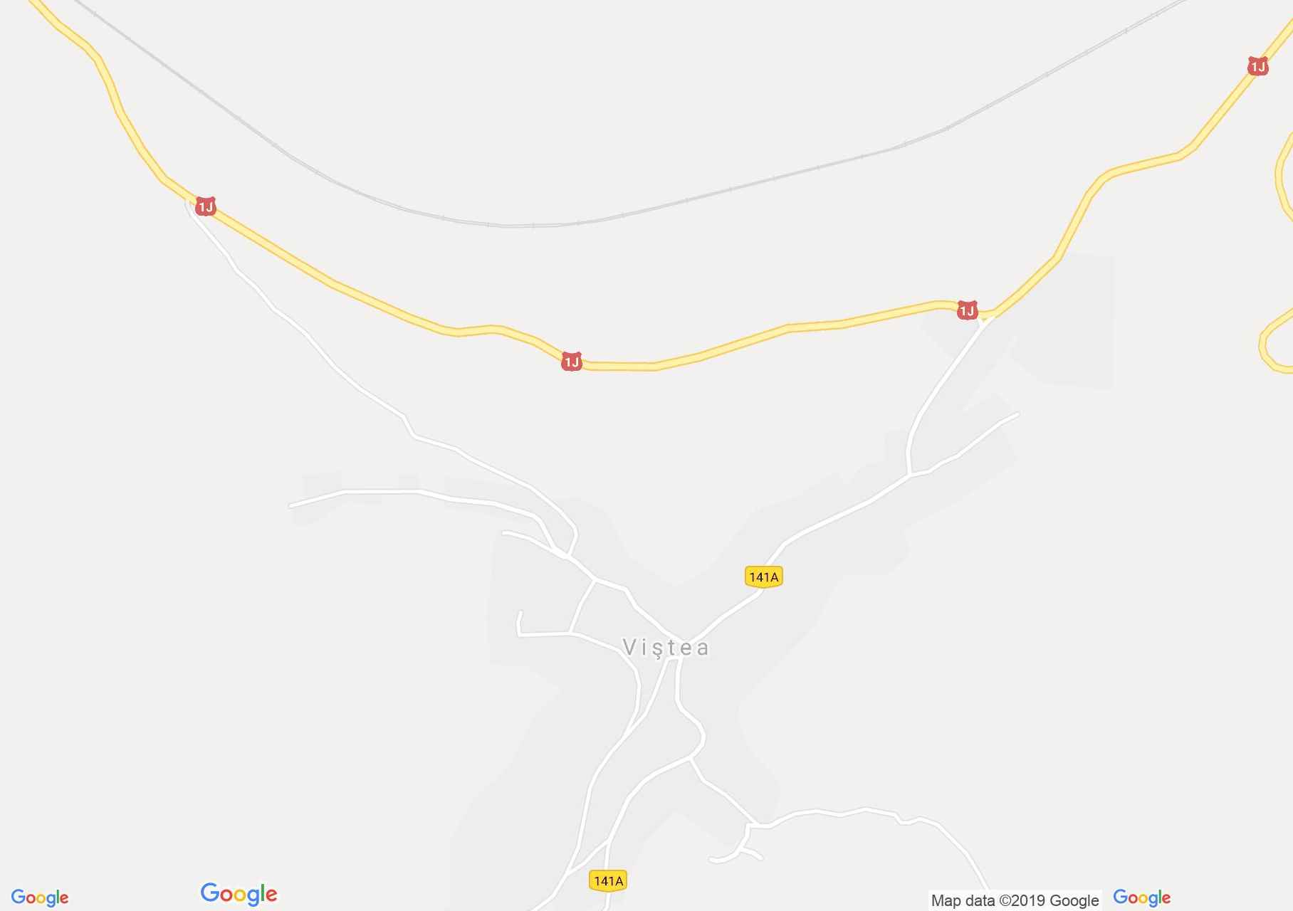 Hartă Viştea: Biserica reformată