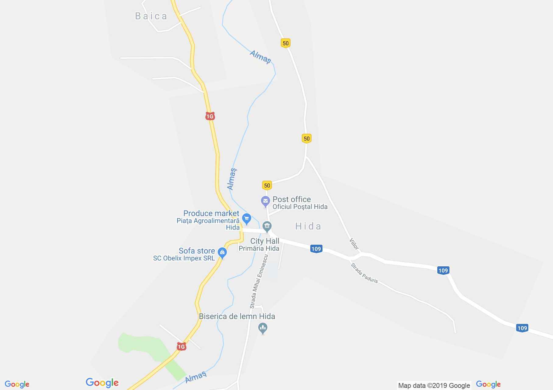 Map of Hida: Wooden church