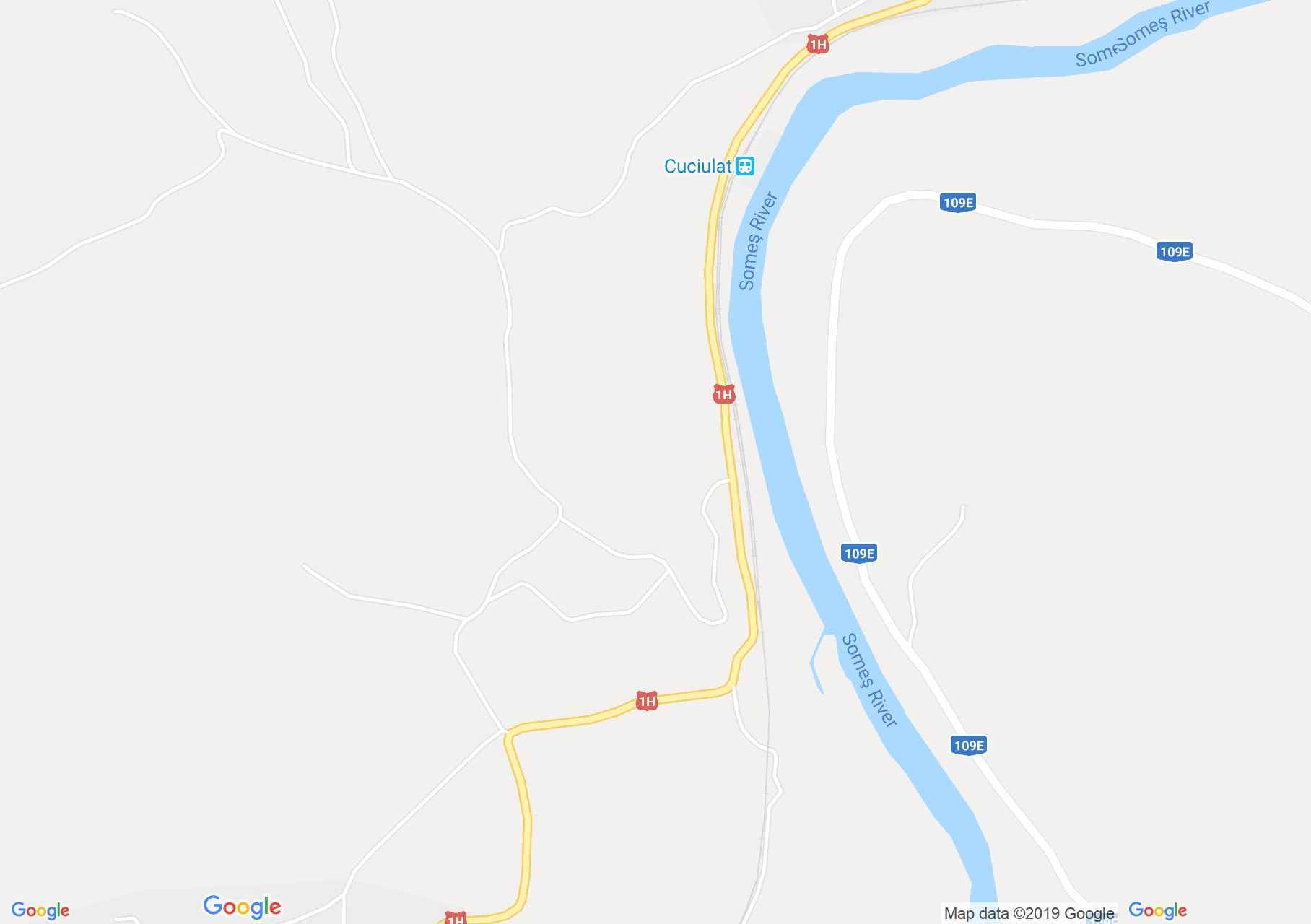 Map of Băbeni: Lime pit