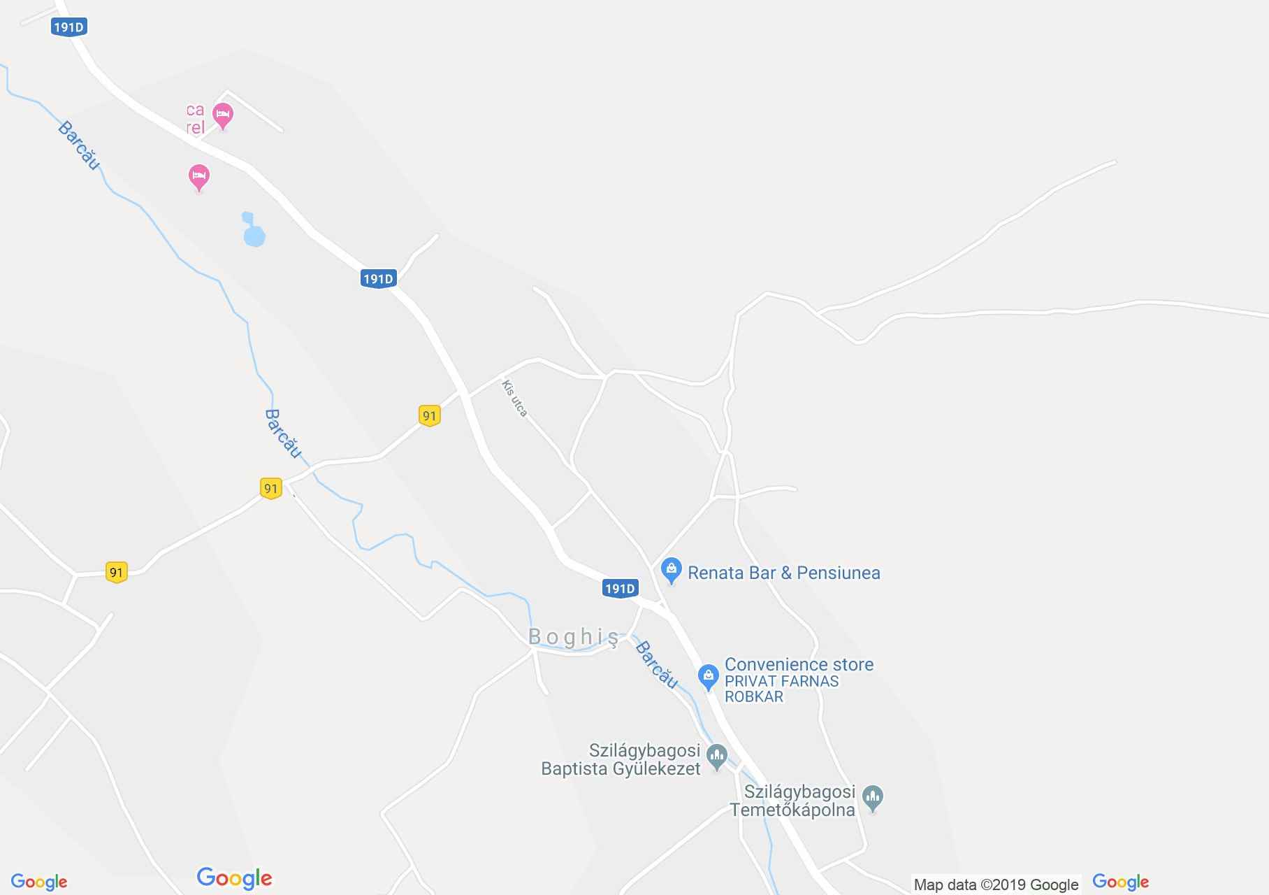 Hartă Boghiş: Depozitul Castelului Bánffy