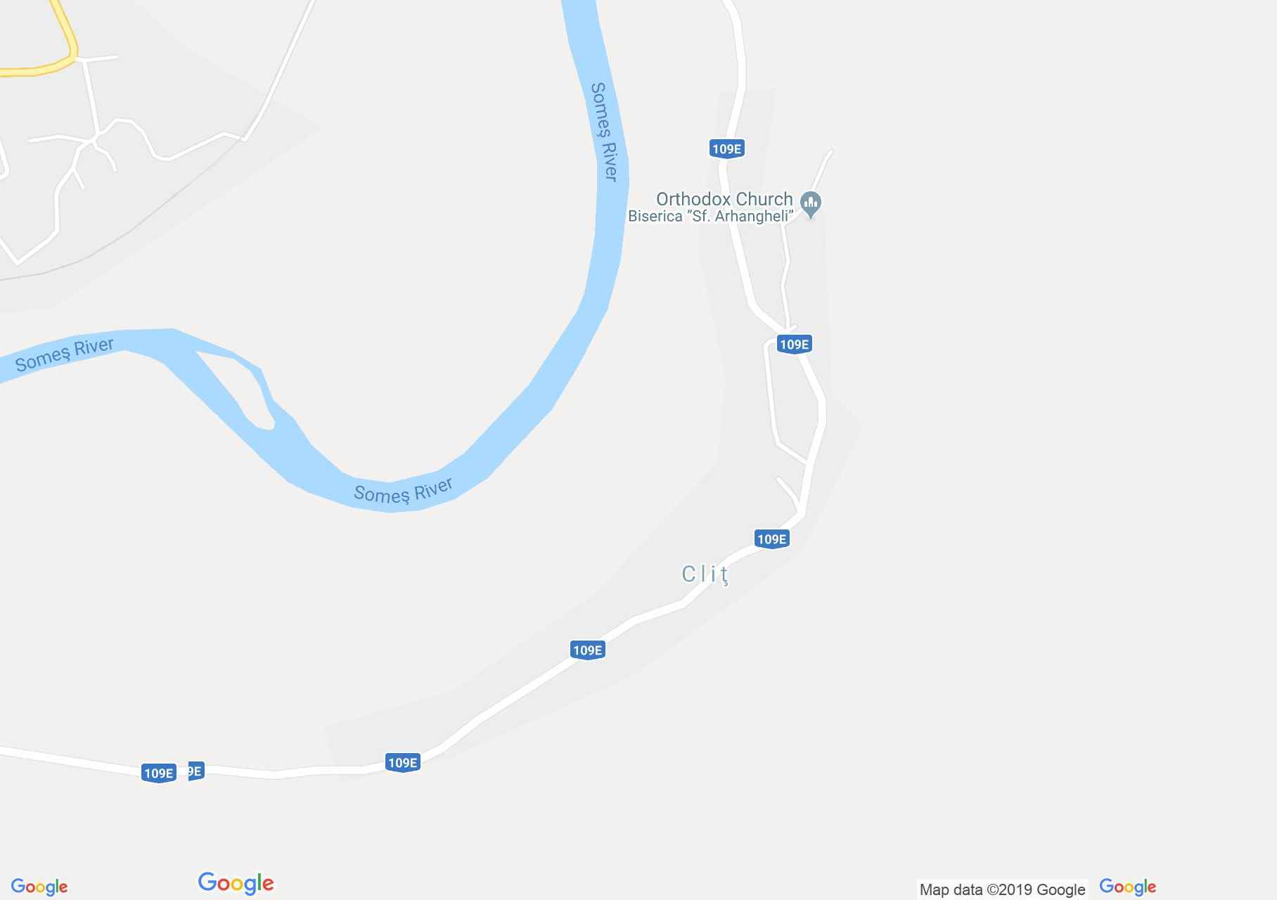 Map of Cliţ: Stanii Cliţului