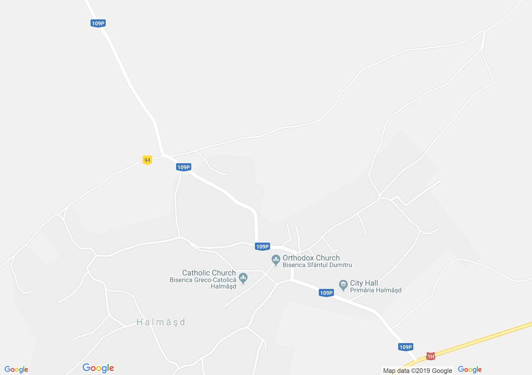 Halmosd: Ortodox tempom (térkép)