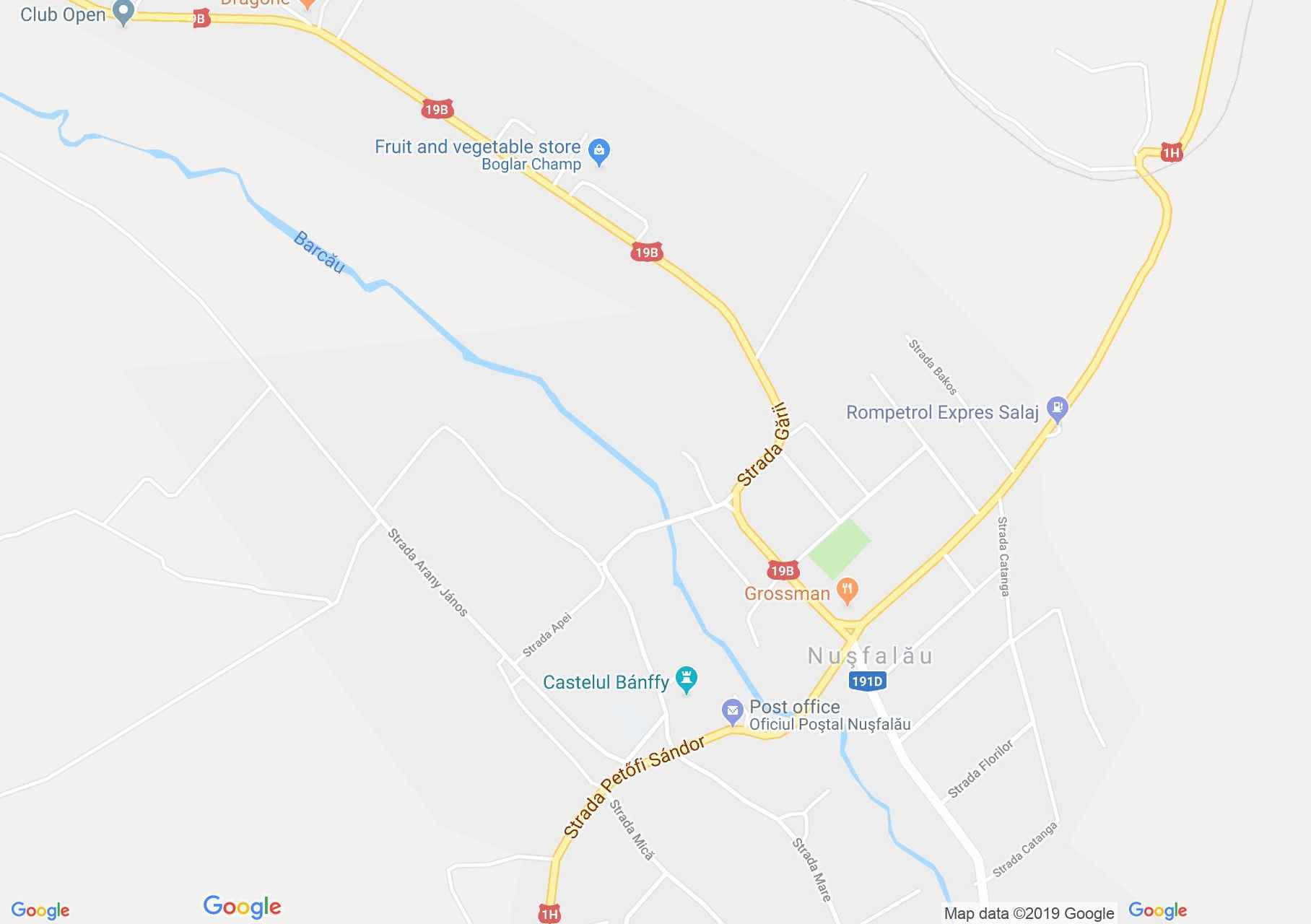 Hartă Nuşfalău: Depozitul conacului Banffy