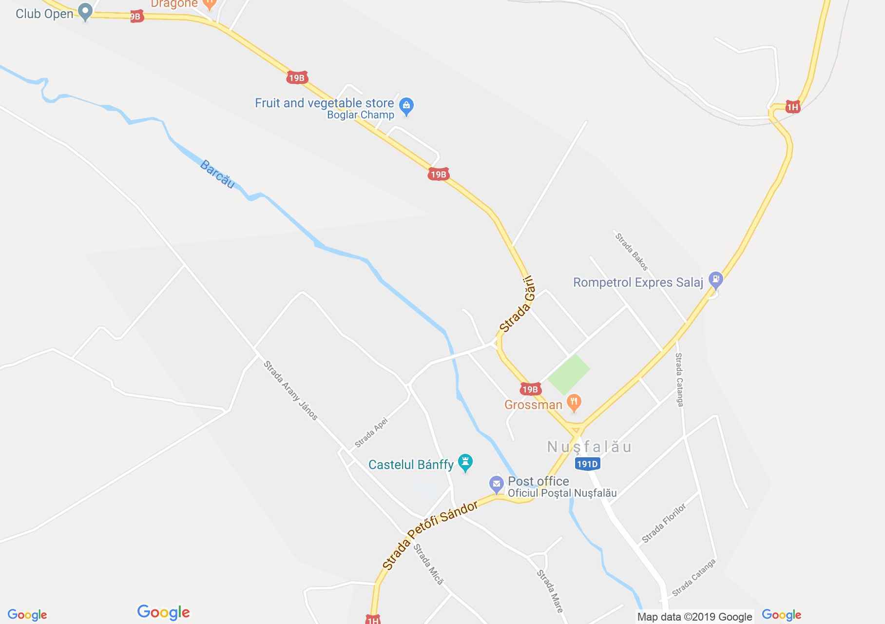 Hartă Nuşfalău: Herghelia