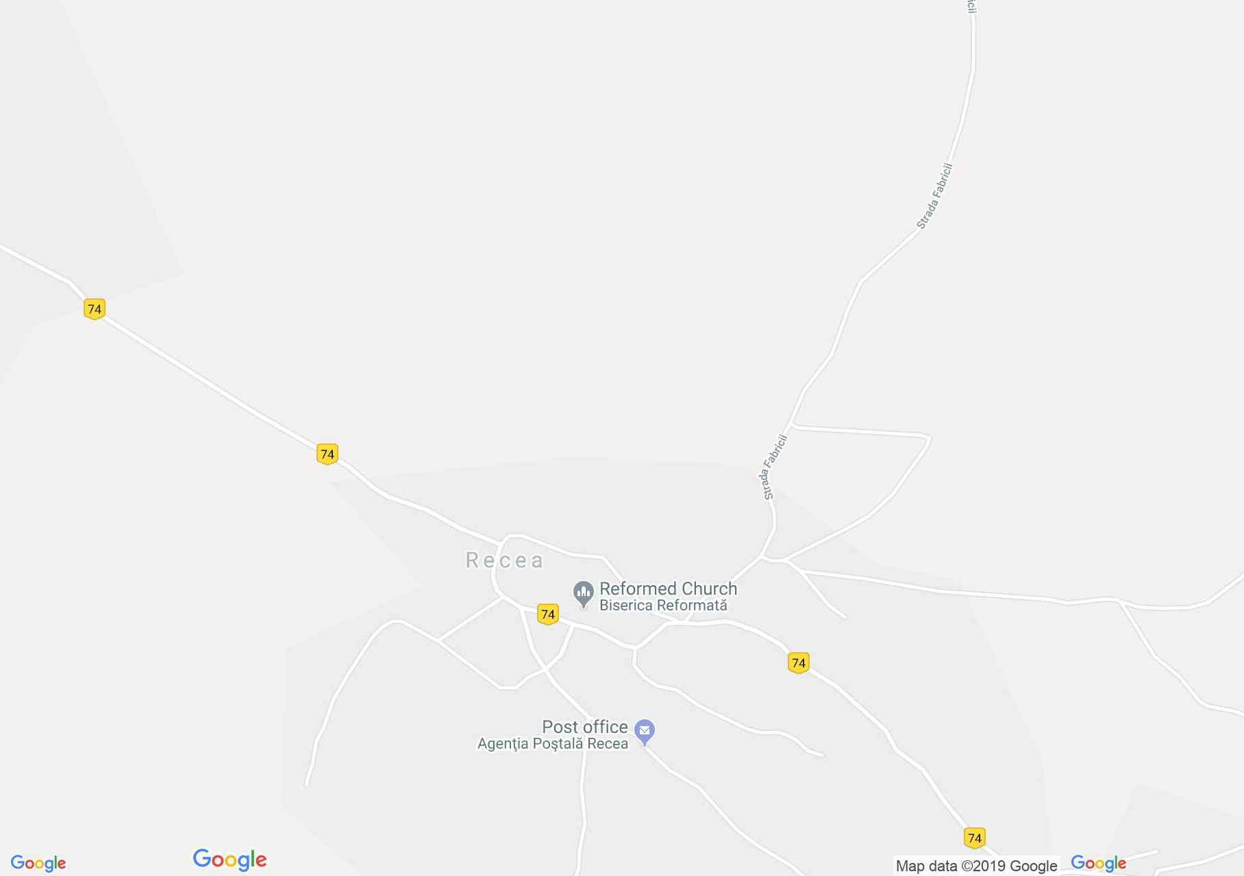 Map of Recea: Orthodox Church