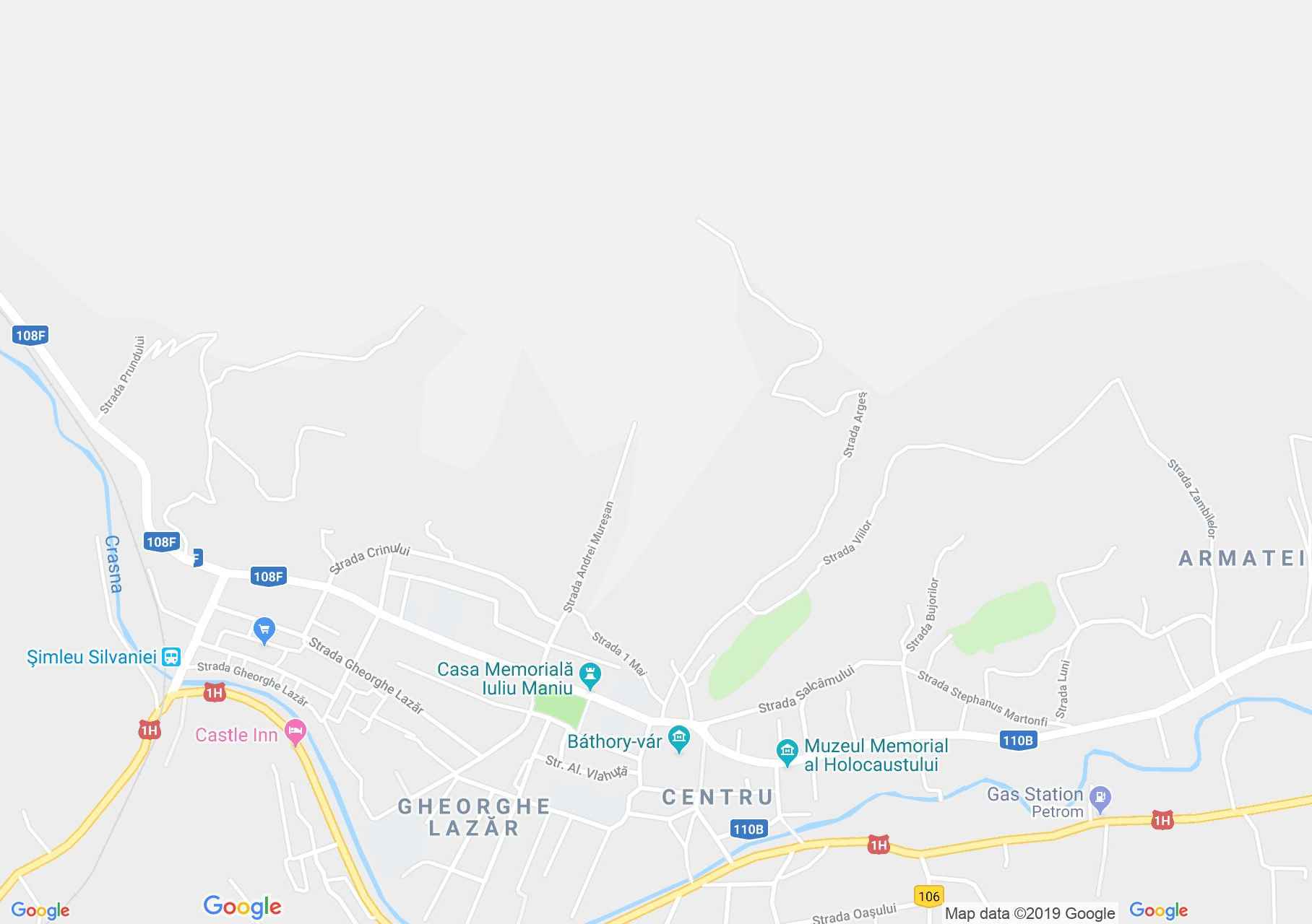 Hartă Şimleu Silvaniei: Biserica catolică