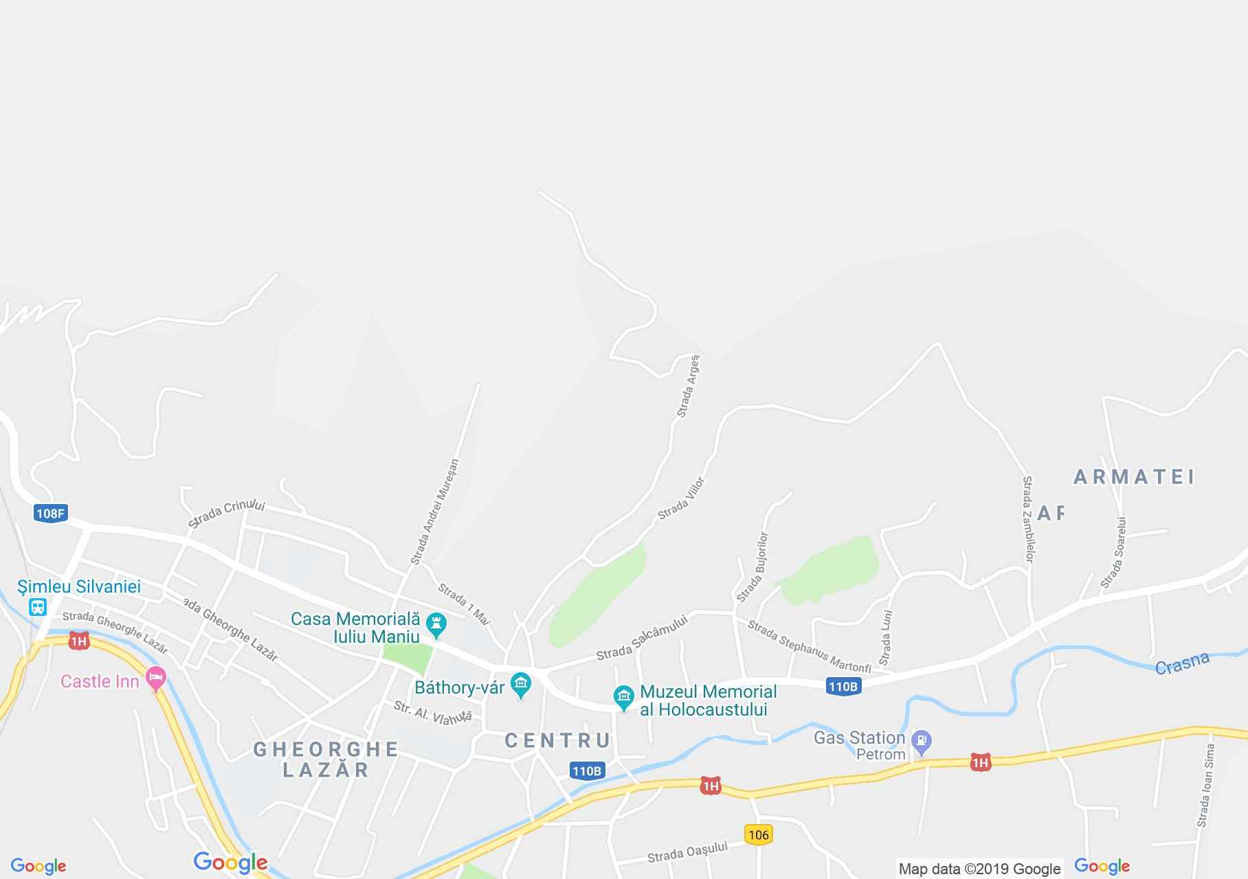 Hartă Şimleu Silvaniei: Biserica reformată