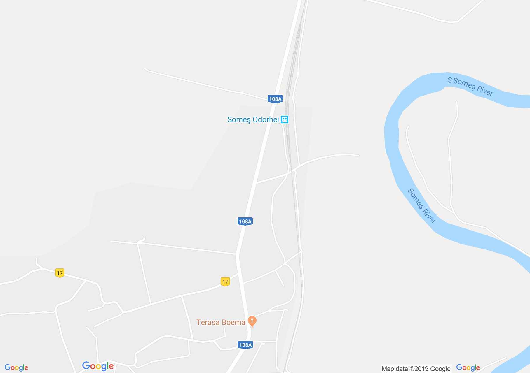 Szamosudvarhely: Református templom (térkép)