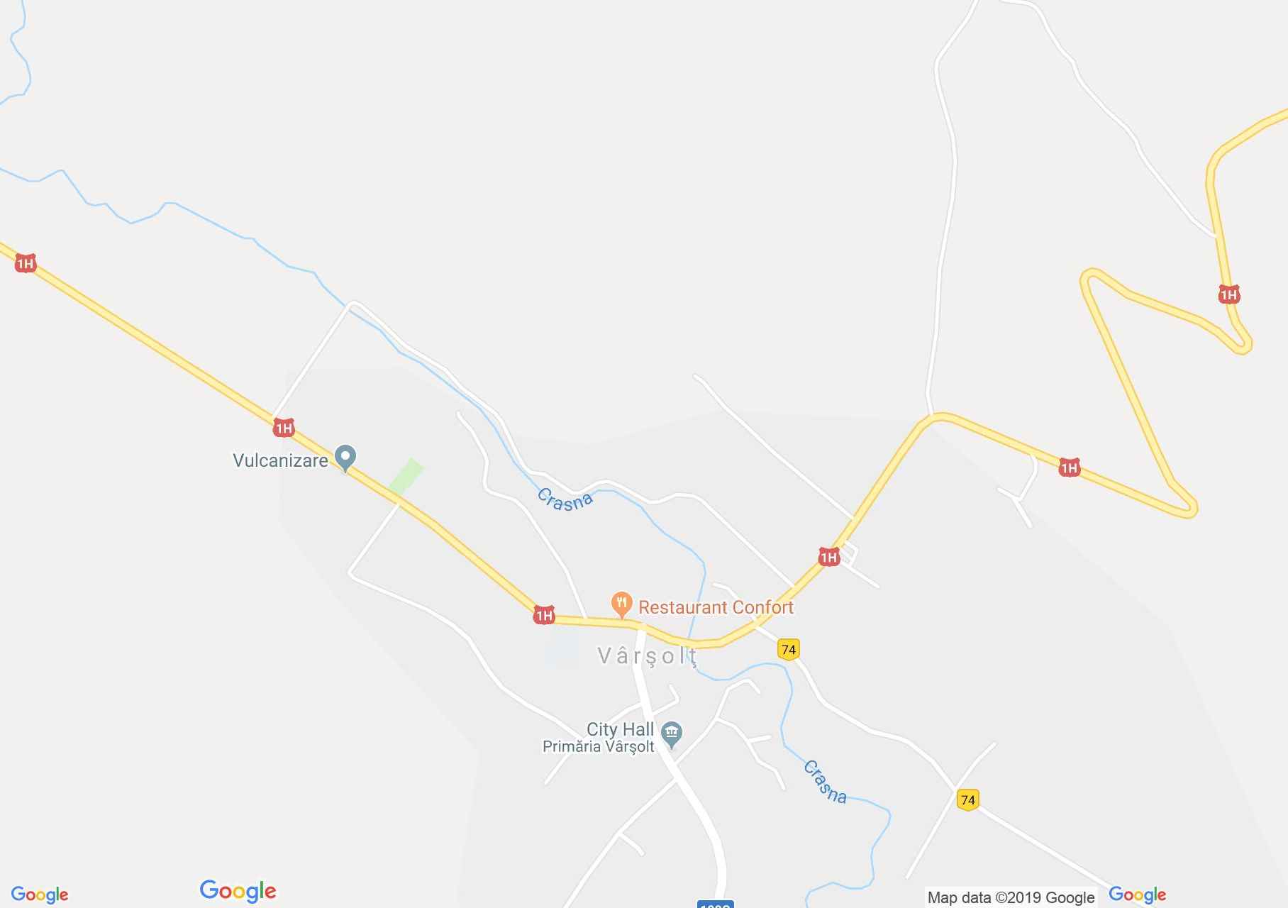 Hartă Vârşolţ: Biserica reformată