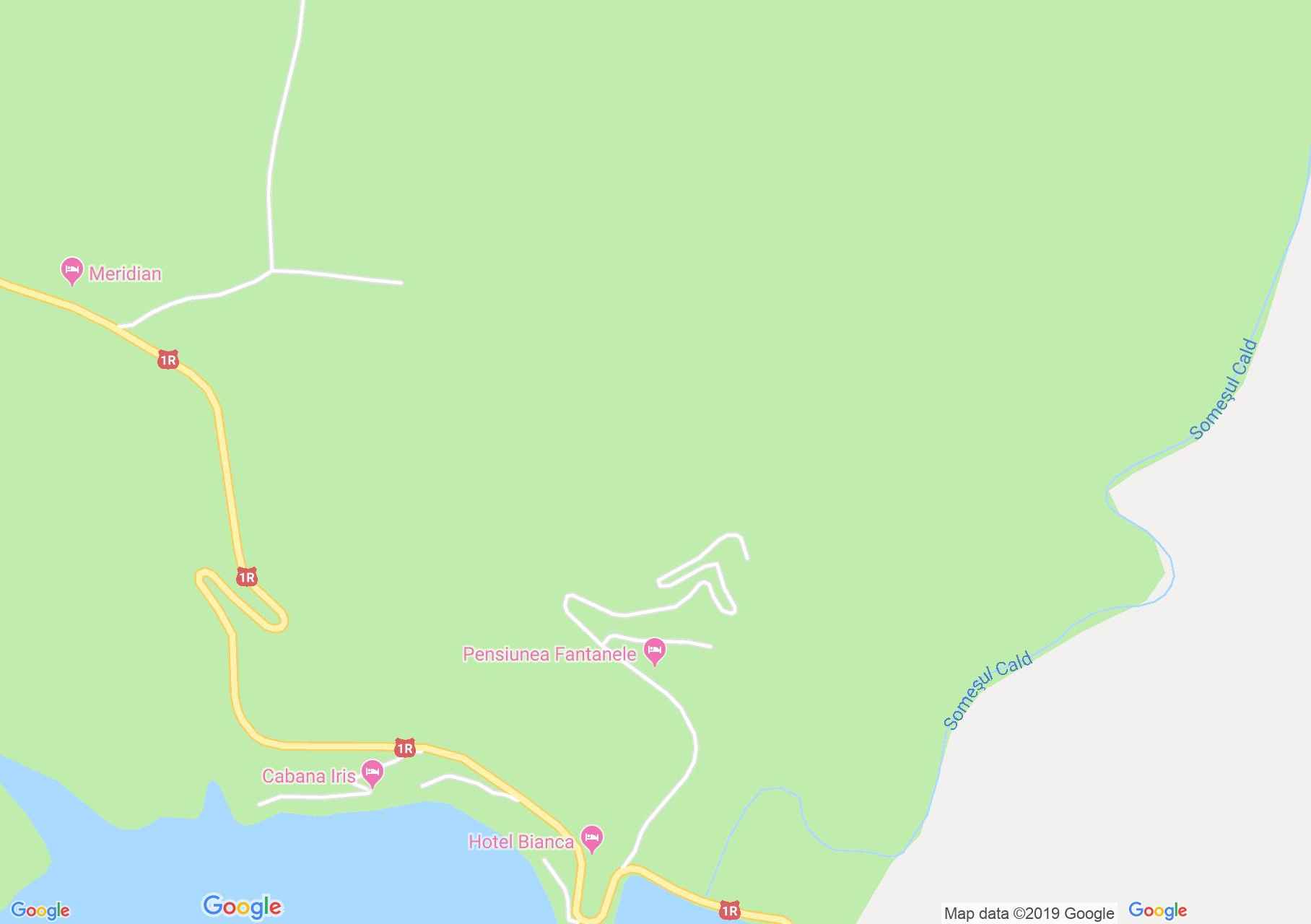 Hartă Beliş: Pensiunea Fântânele